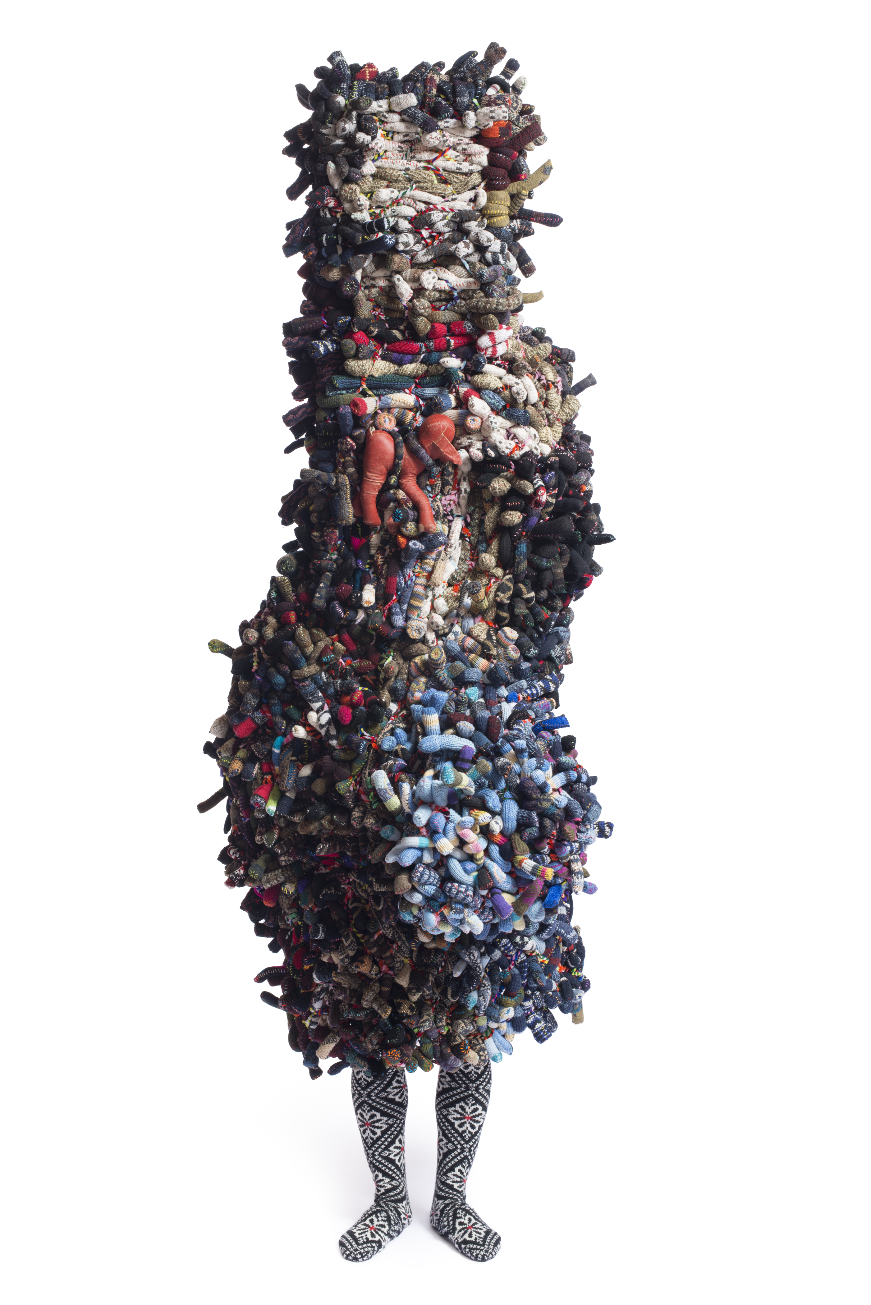 A 2012 “Soundsuit” by Nick Cave, whose exhibition “Soundsuits” runs through May 4 at the Institute of Contemporary Art.