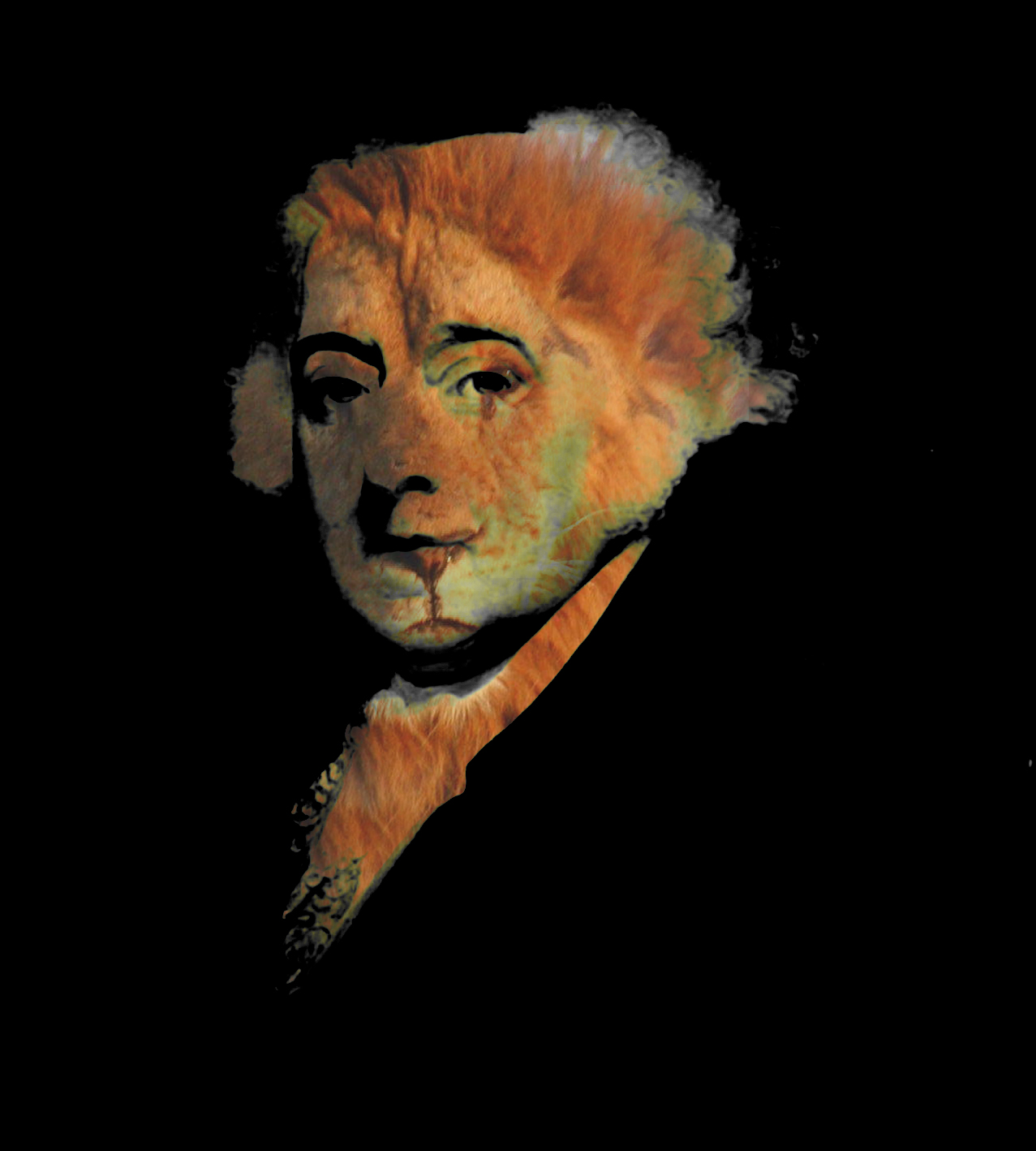 In one dream, John Adams thought he was in France, standing on a “lofty scaffold” near the royal palace of versailles, giving a political address to an audience of wild animals. All of a sudden, the elephant “pouted his proboscis…in contempt,” and the lion roared.
