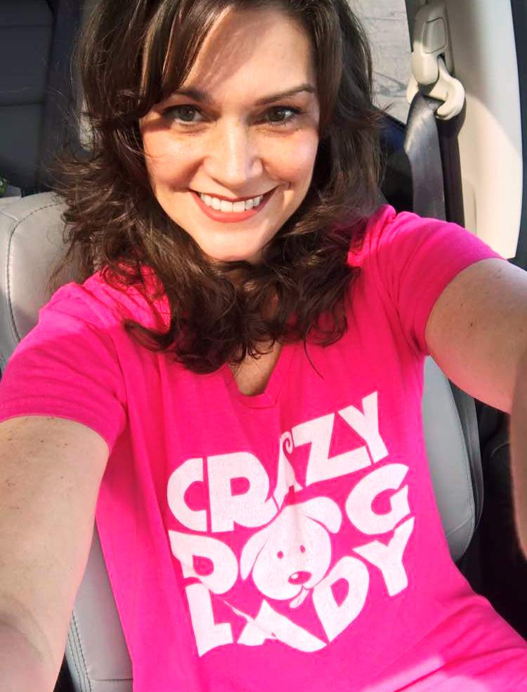 Susan Demetri, self-proclaimed Crazy Dog Lady.