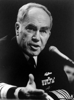 Admiral Kelso directed the Navy’s military actions in the Persian Gulf War.