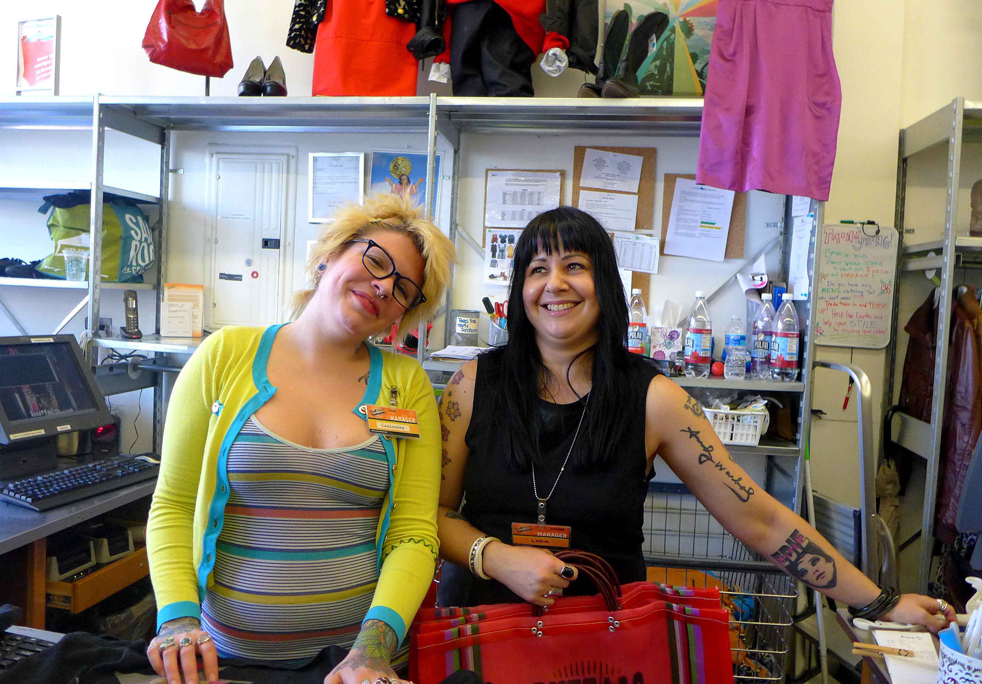 Davis Square’s Buffalo Exchange Boutique.