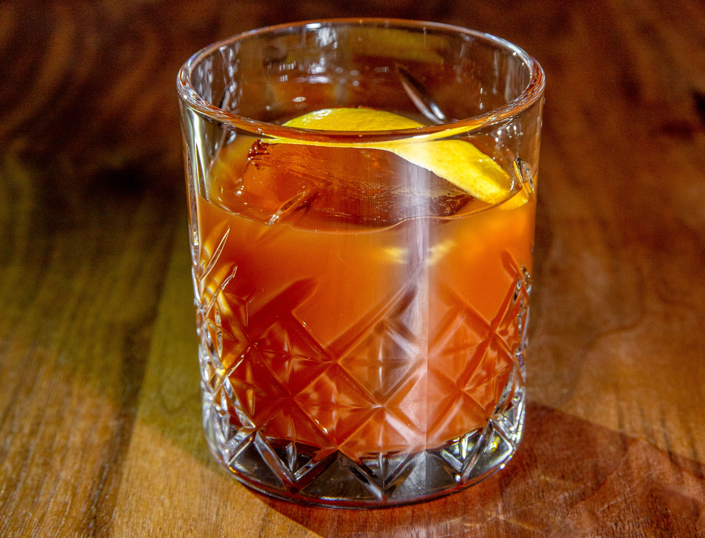 A tea-totaler old fashioned at the Better Sorts Social Club.