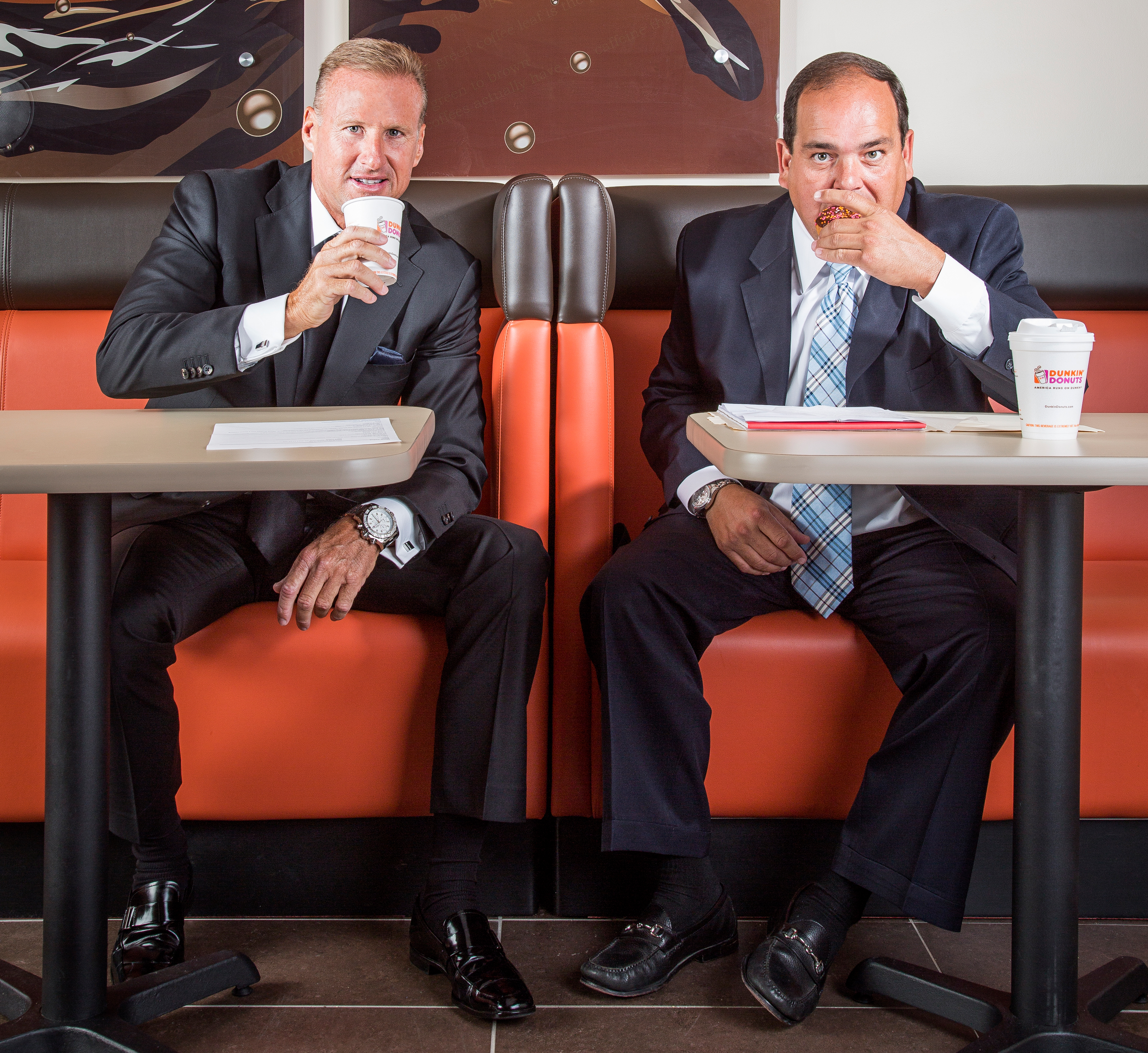 Gary Joyal, a wildly successful franchise broker, and Mark Cafua, whose family owns the largest privately held network of Dunkin’s in the United States.