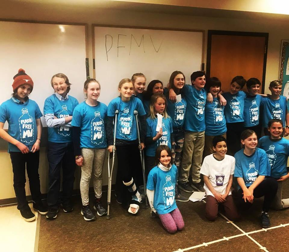 Students from the town of West Tisbury, on Martha's Vineyard, helped get a bylaw passed that would ban the sale of plastic soda and water bottles that are 34 ounces or less.