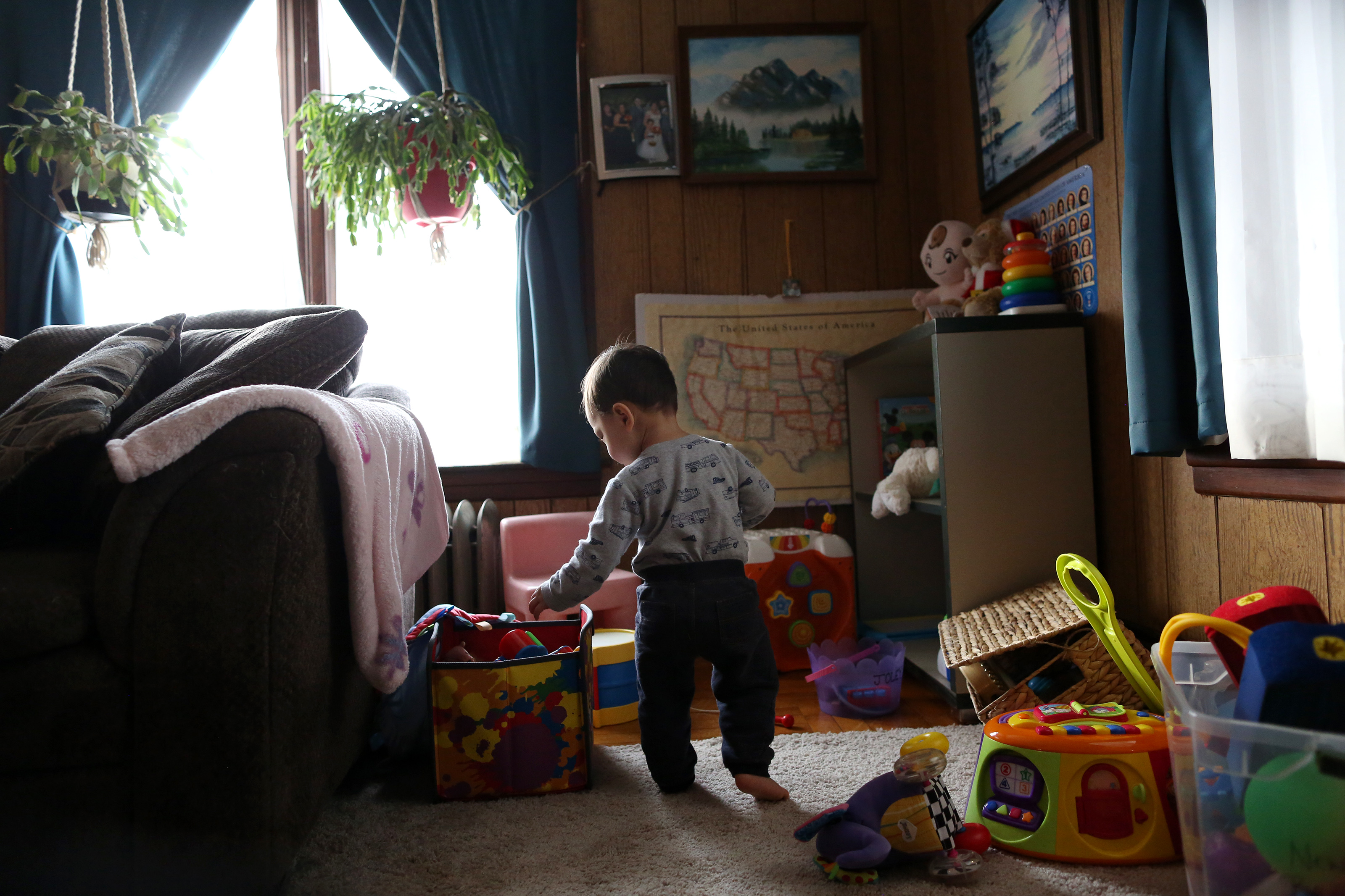 One of Gayle Suzor's foster children at play.