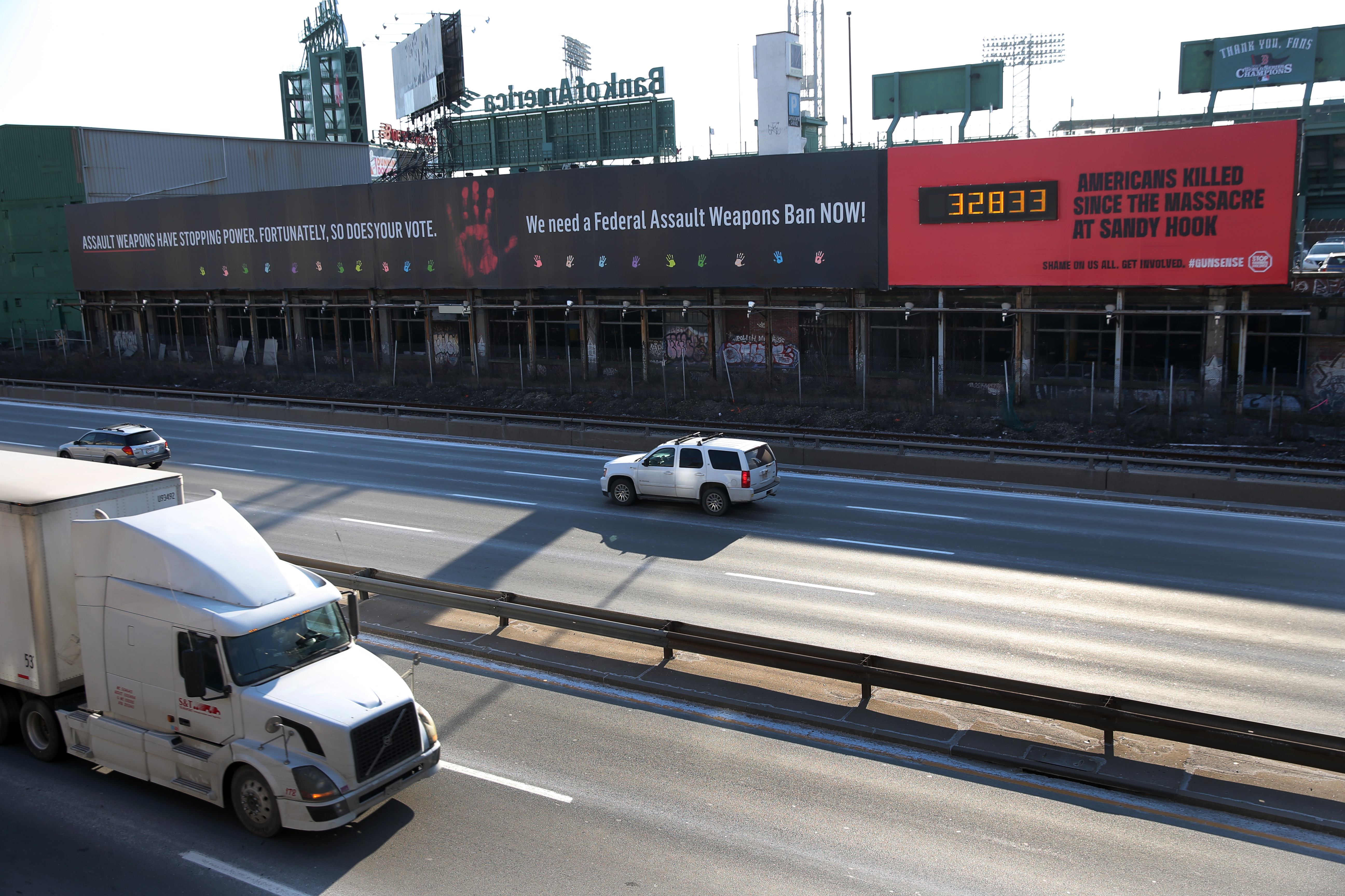 “I hope people think ‘We have some responsibility here,’” said John Rosenthal, whose group sponsors the billboard.