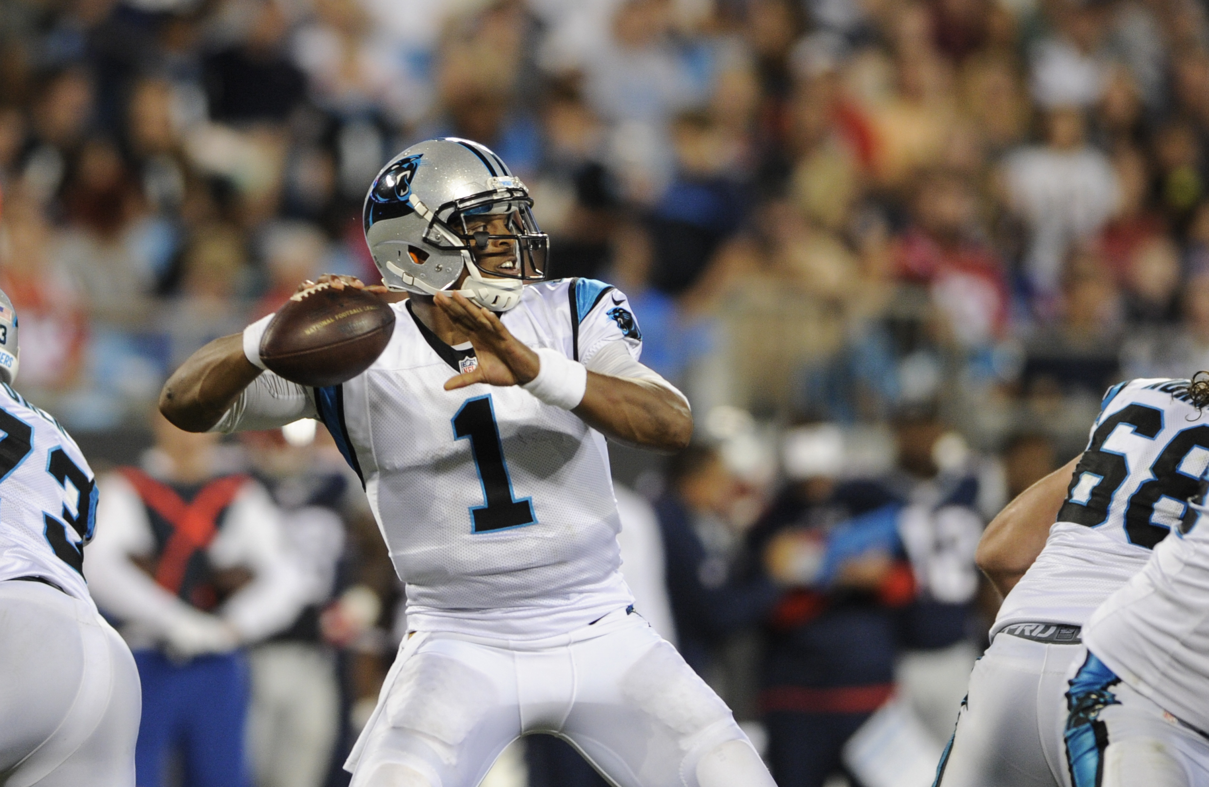 In limited playing time, Cam Newton threw for 160 yards and a touchdown against the Patriots in the preseason.