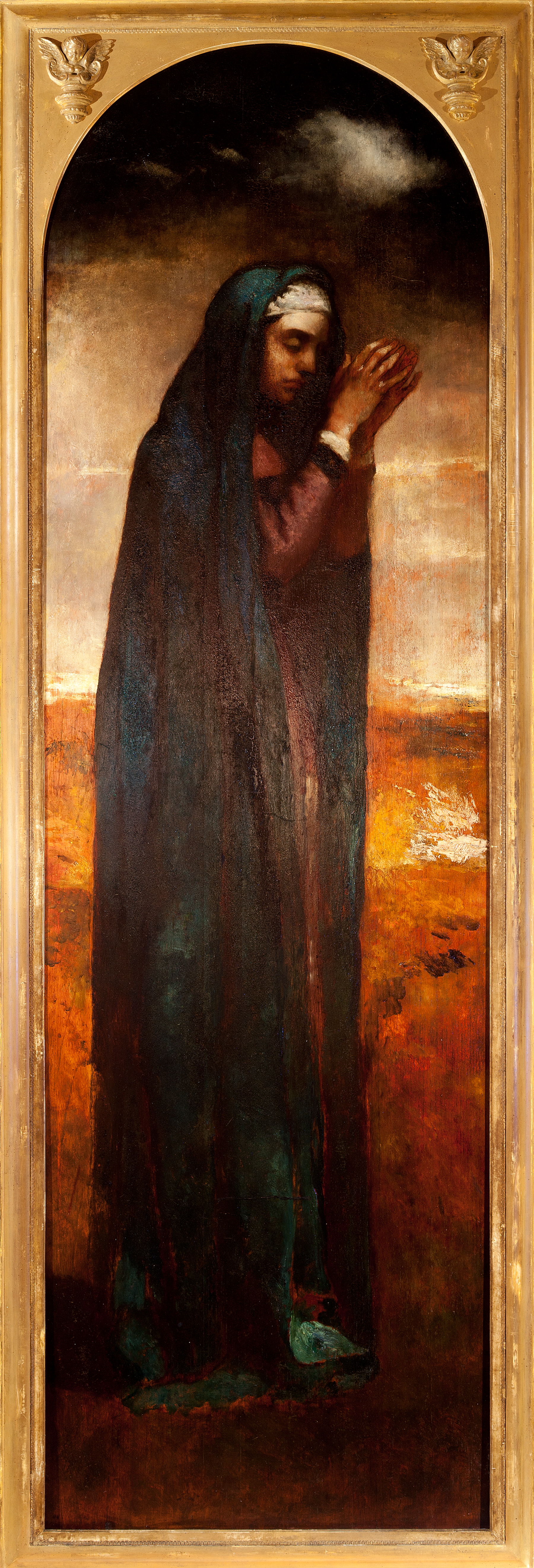 One of the panels from ‘The Virgin and St. John the Evangelist at the Foot of the Cross’ by John La Farge.