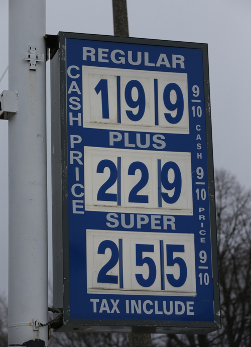 The gas station at 1422 Centre Street is selling the cheapest gas in the state for $1.99 a gallon.