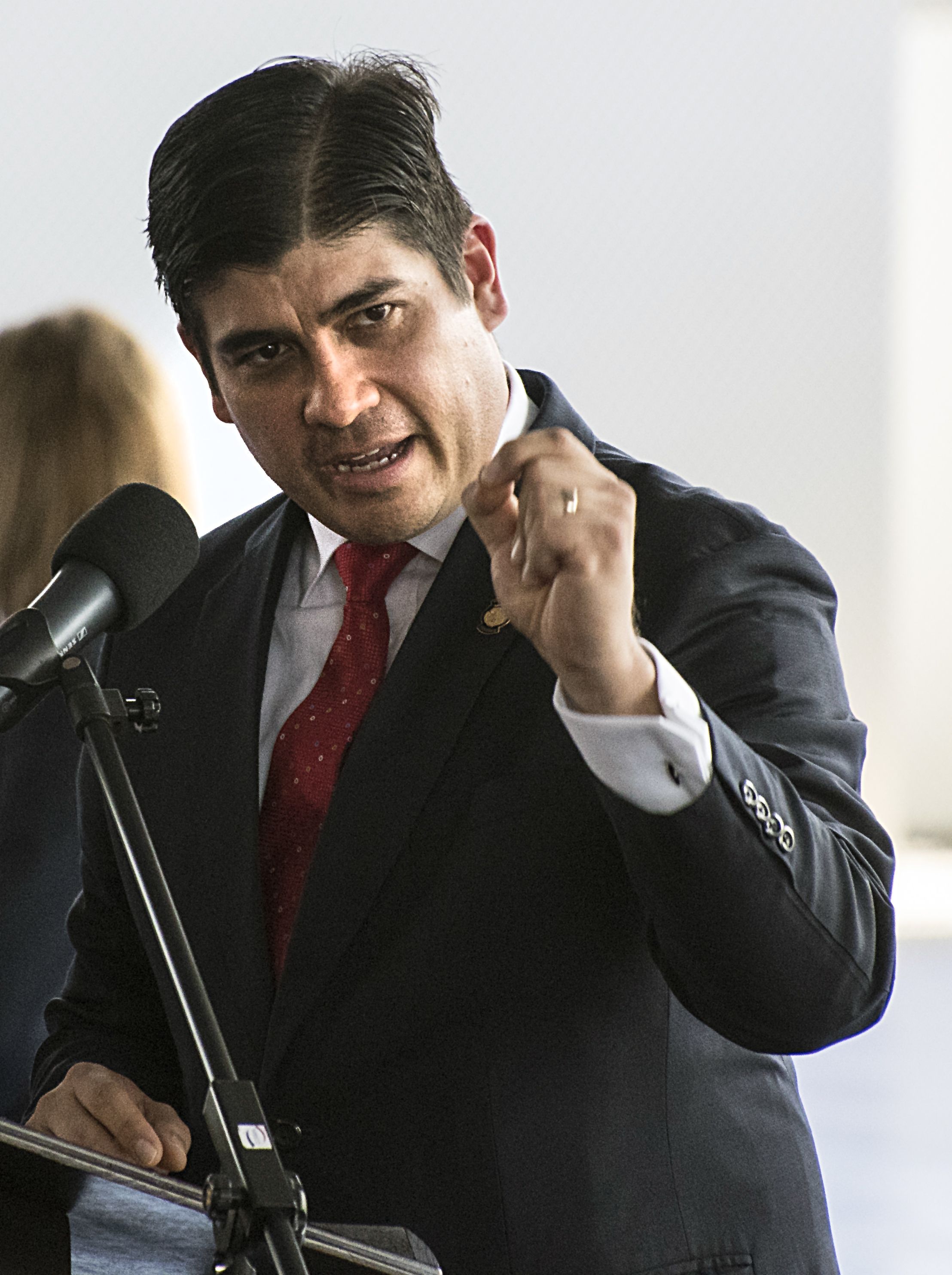 President Carlos Alvarado of Costa Rica.