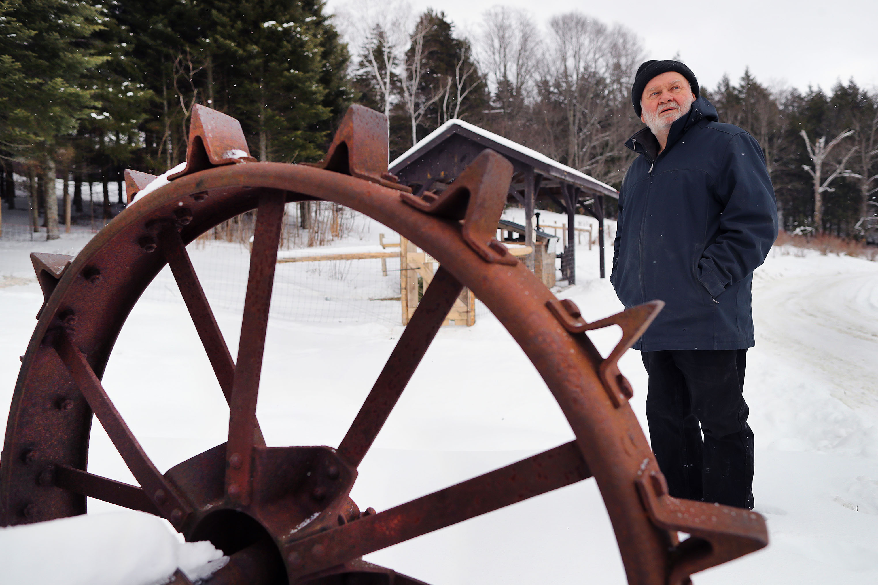Morse Farm Sugarworks owner Burr Morse stopped his ski touring business due to unpredictability of weather he blames on climate change.