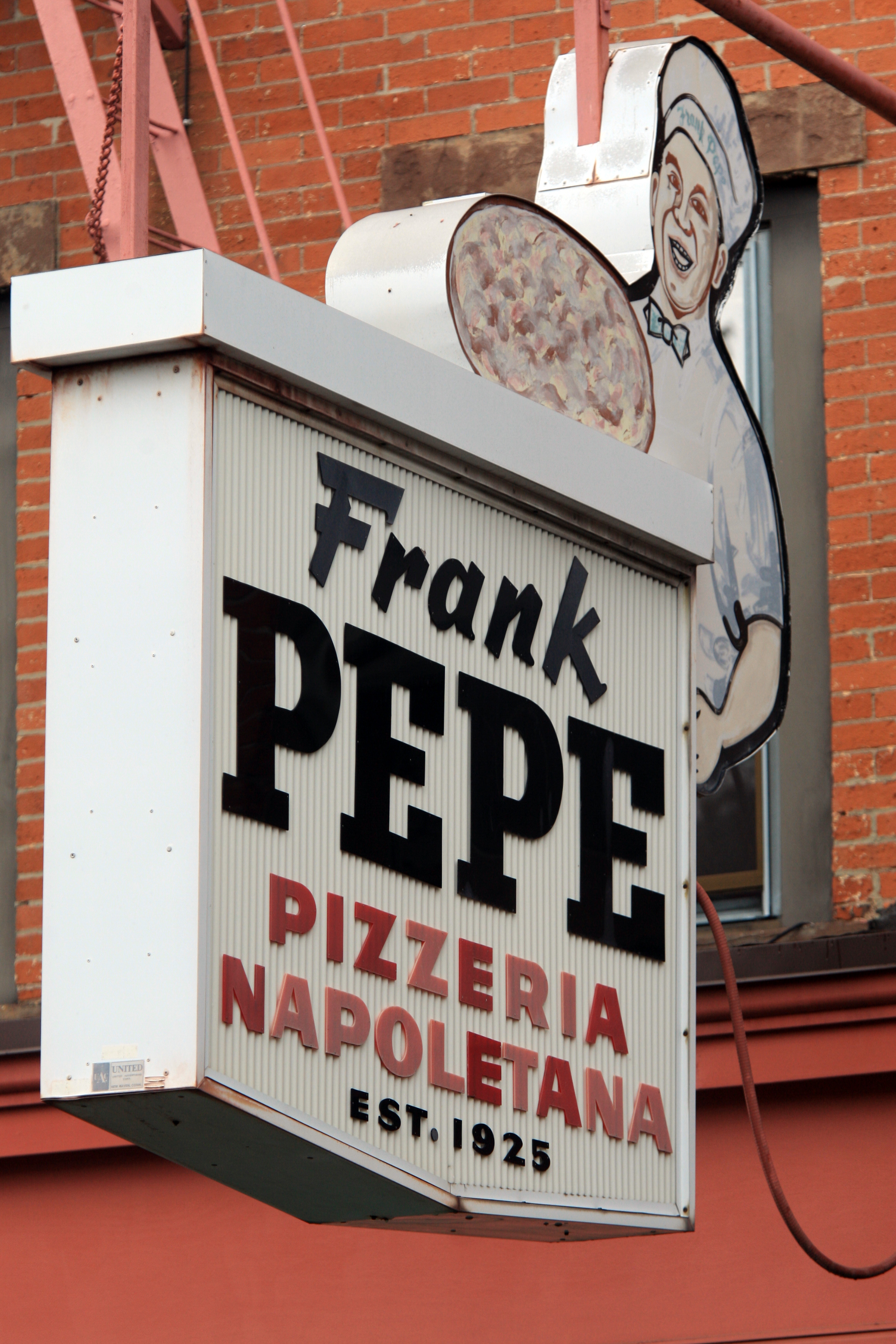 Frank Pepe’s first store opened in 1925 in New Haven.