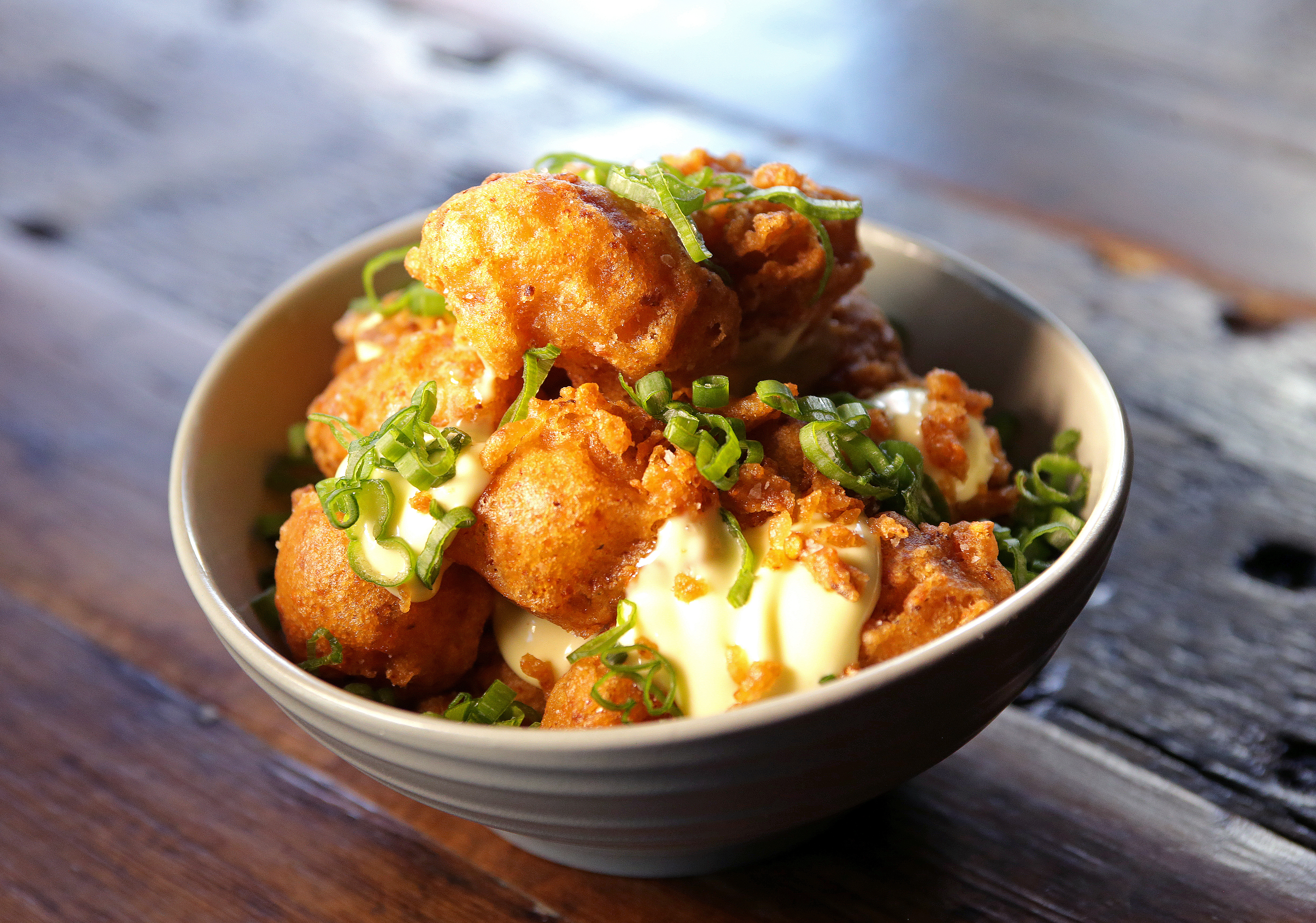 Crispy chile potatoes.
