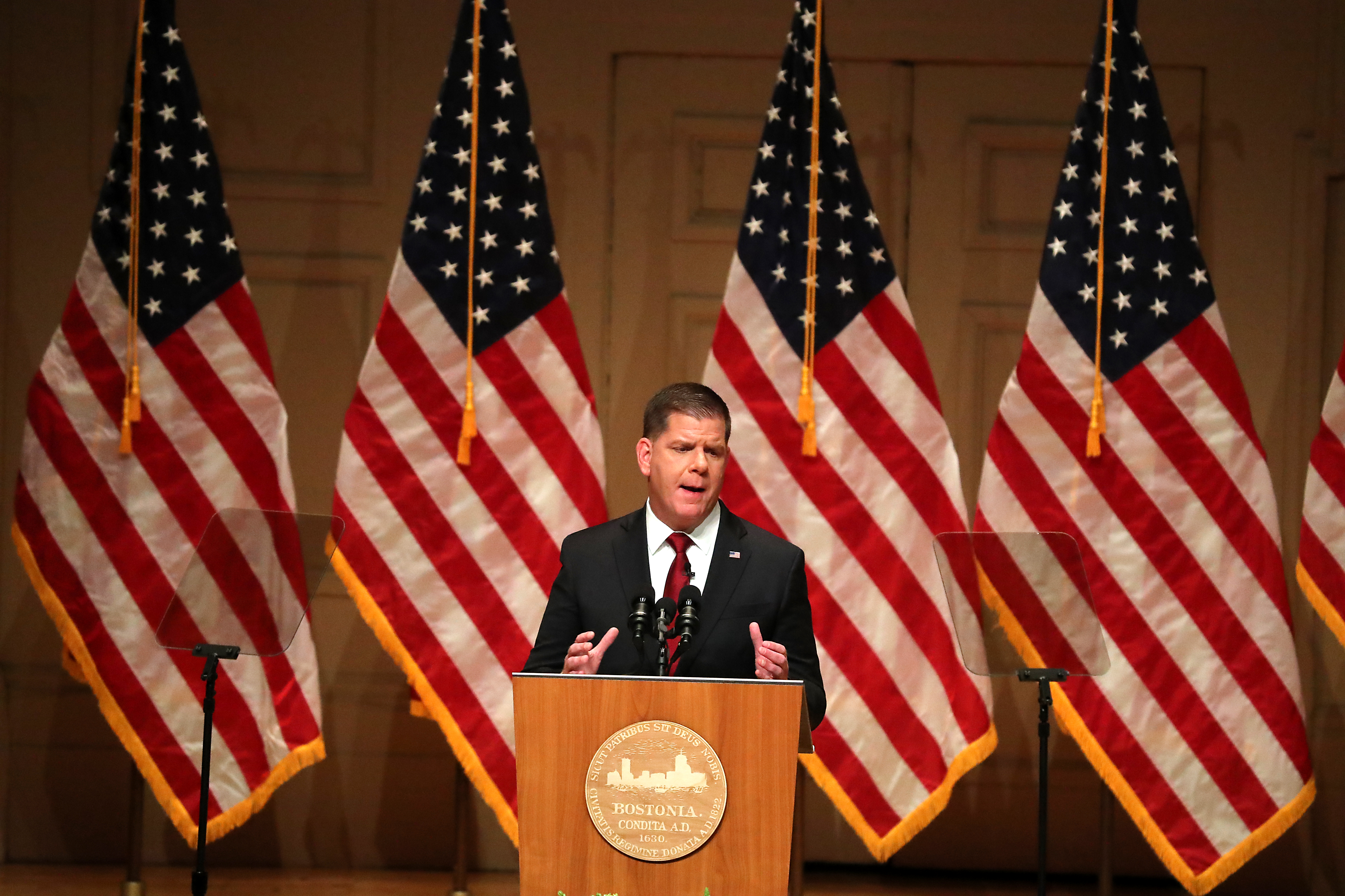 Mayor Martin J. Walsh delivered his State of the City address Tuesday night.