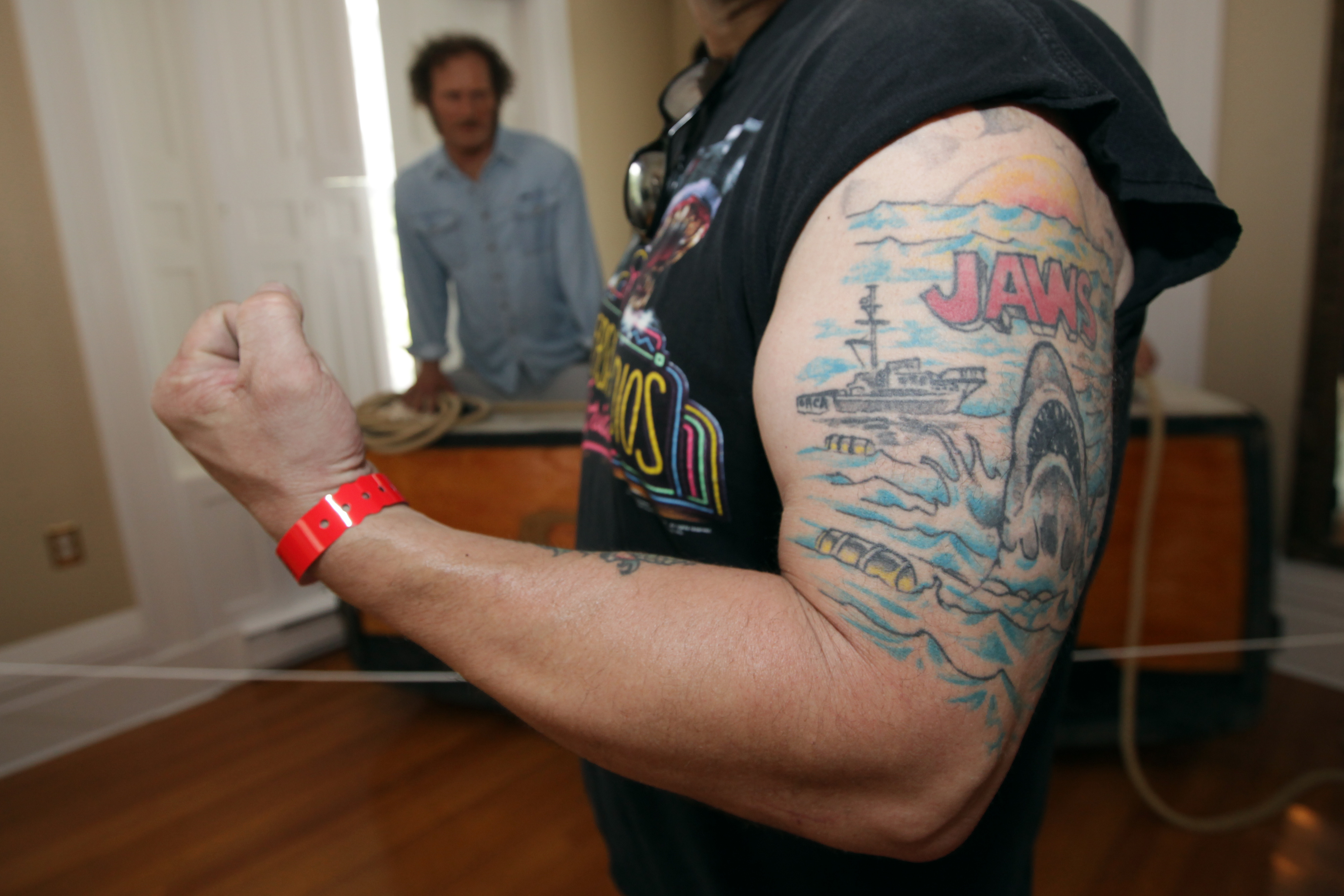 Sommerset native Stan Trafka got his JAWS tattoo eight years ago.
