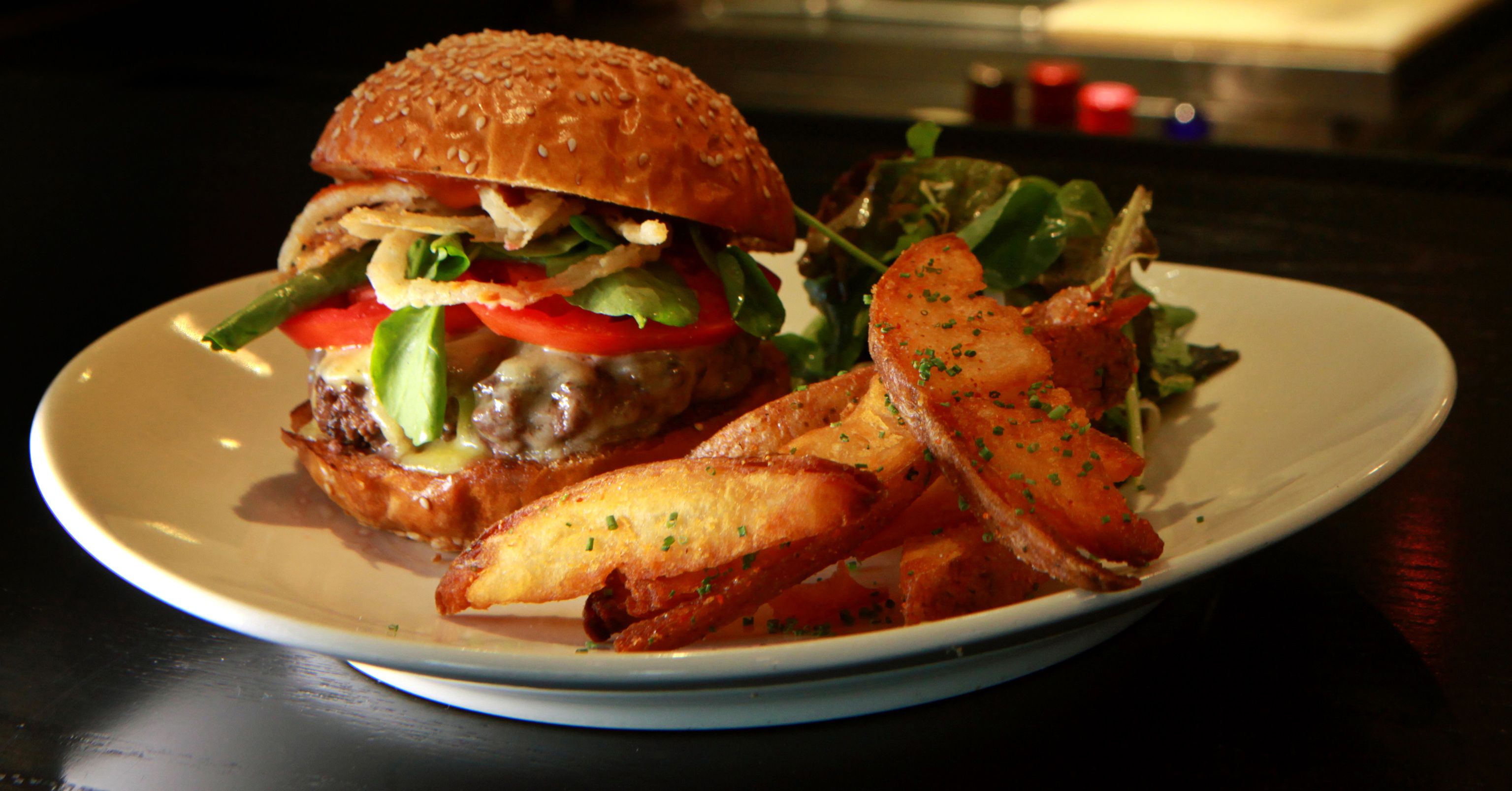 The burger at Craigie on Main in Central Square.