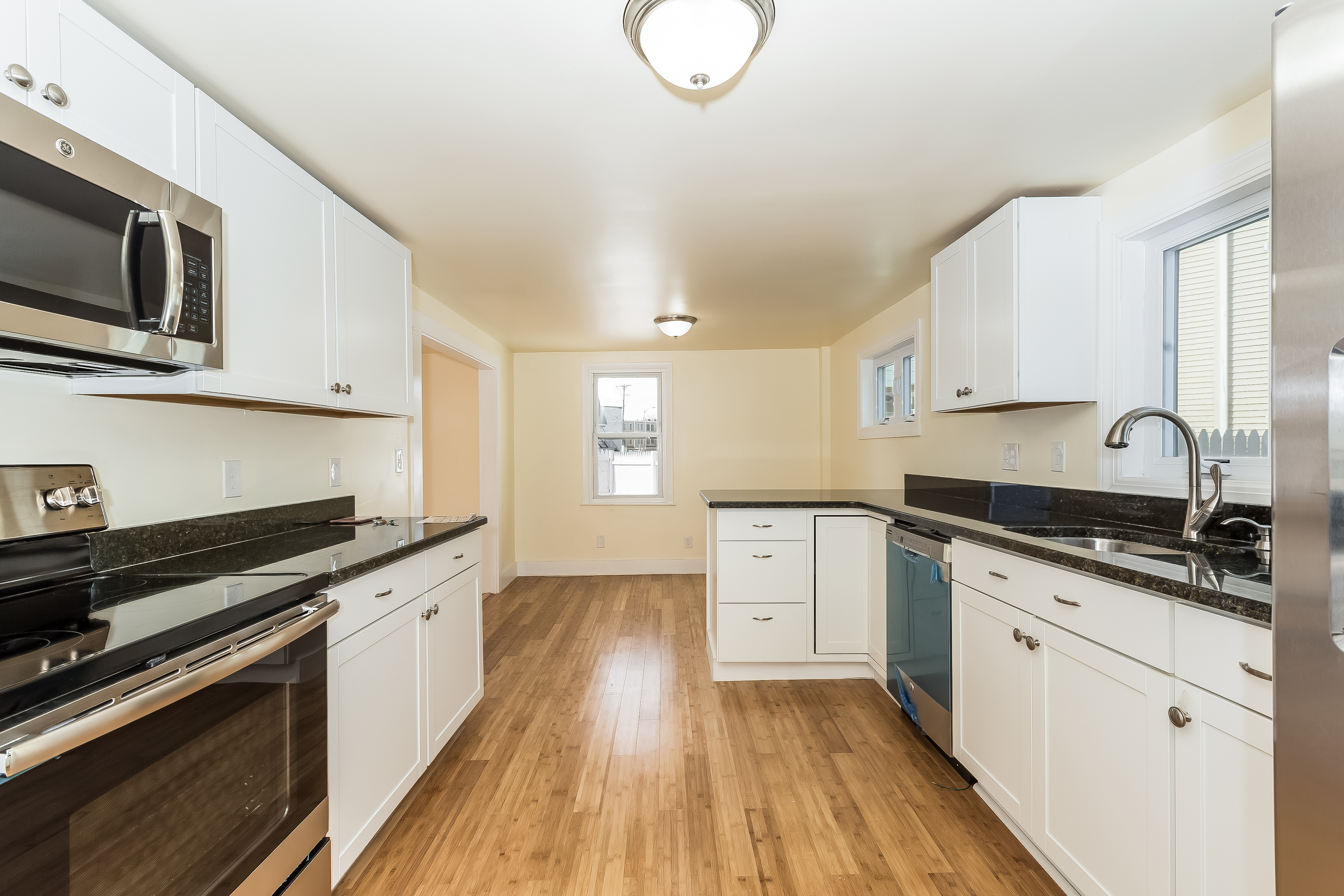 The kitchen at 24 Basset Street, Lynn.