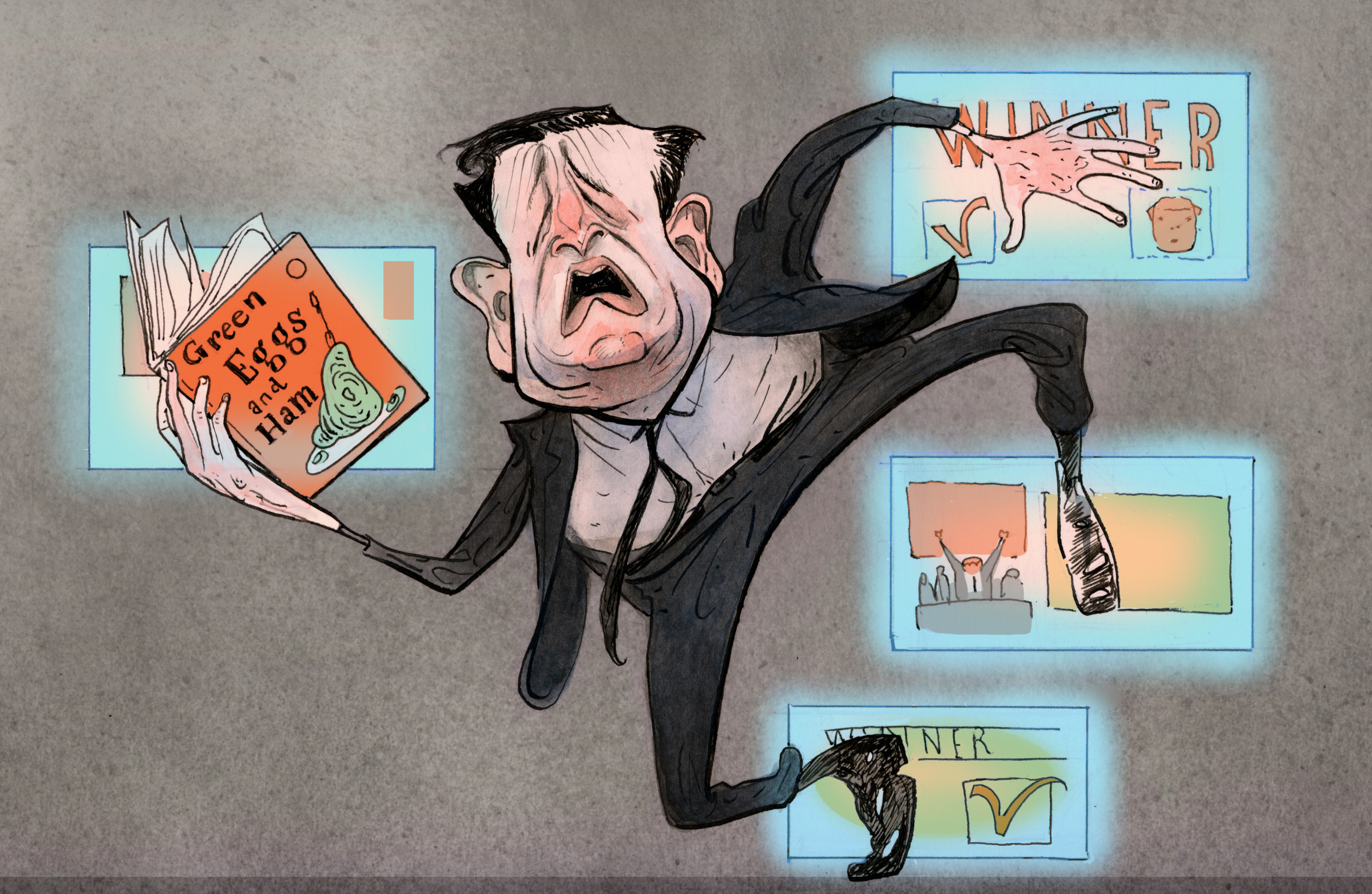 Ted Cruz delays a disappointing Alabama result by filibustering the TV coverage.