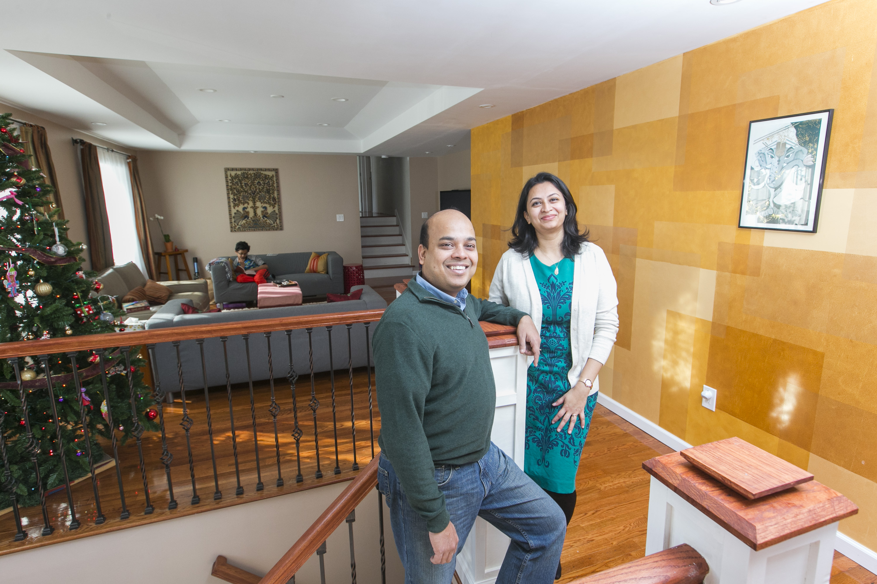 Ashish (left) and Arathi Cowlagi.