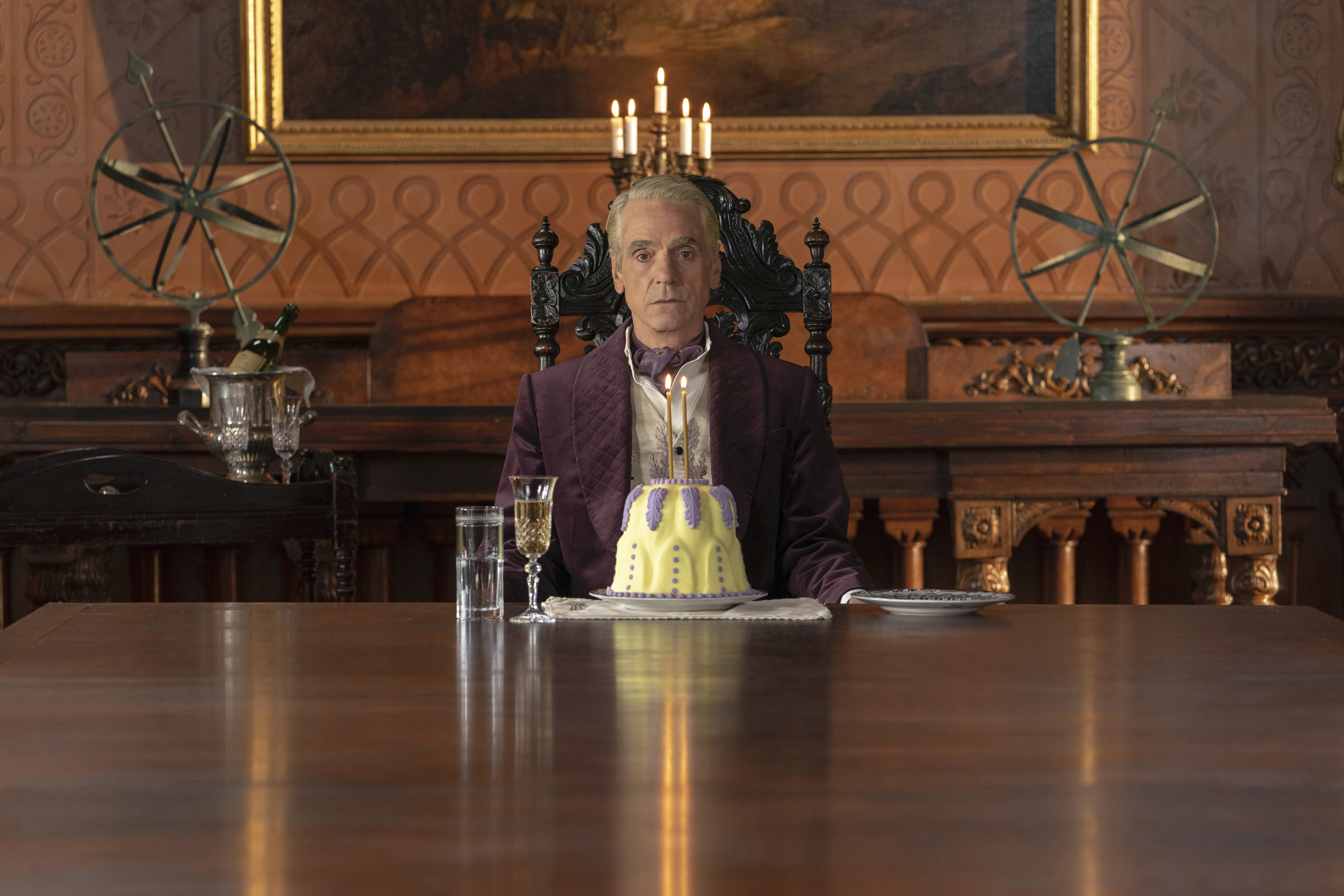 Jeremy Irons in the HBO series “The Watchmen.”