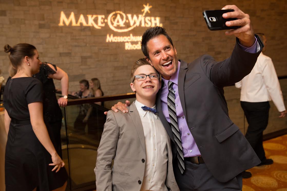 Luke Sclater-Booth and Peter Miller at the Make-A-Wish gala.
