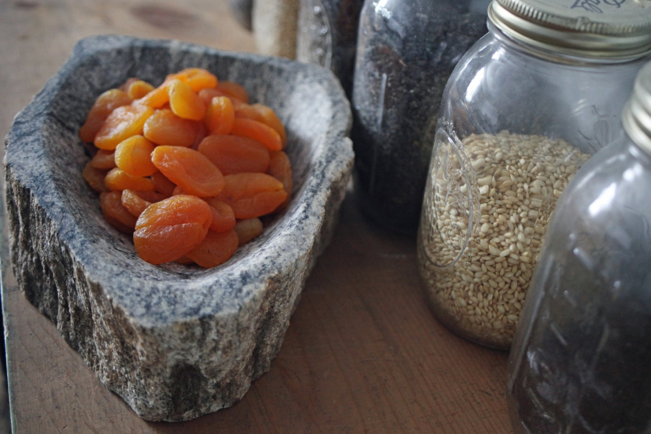 13madeinne - A "bowlder" or stone bowl from American Stonecraft is useful and uniquely beautiful. (handout)