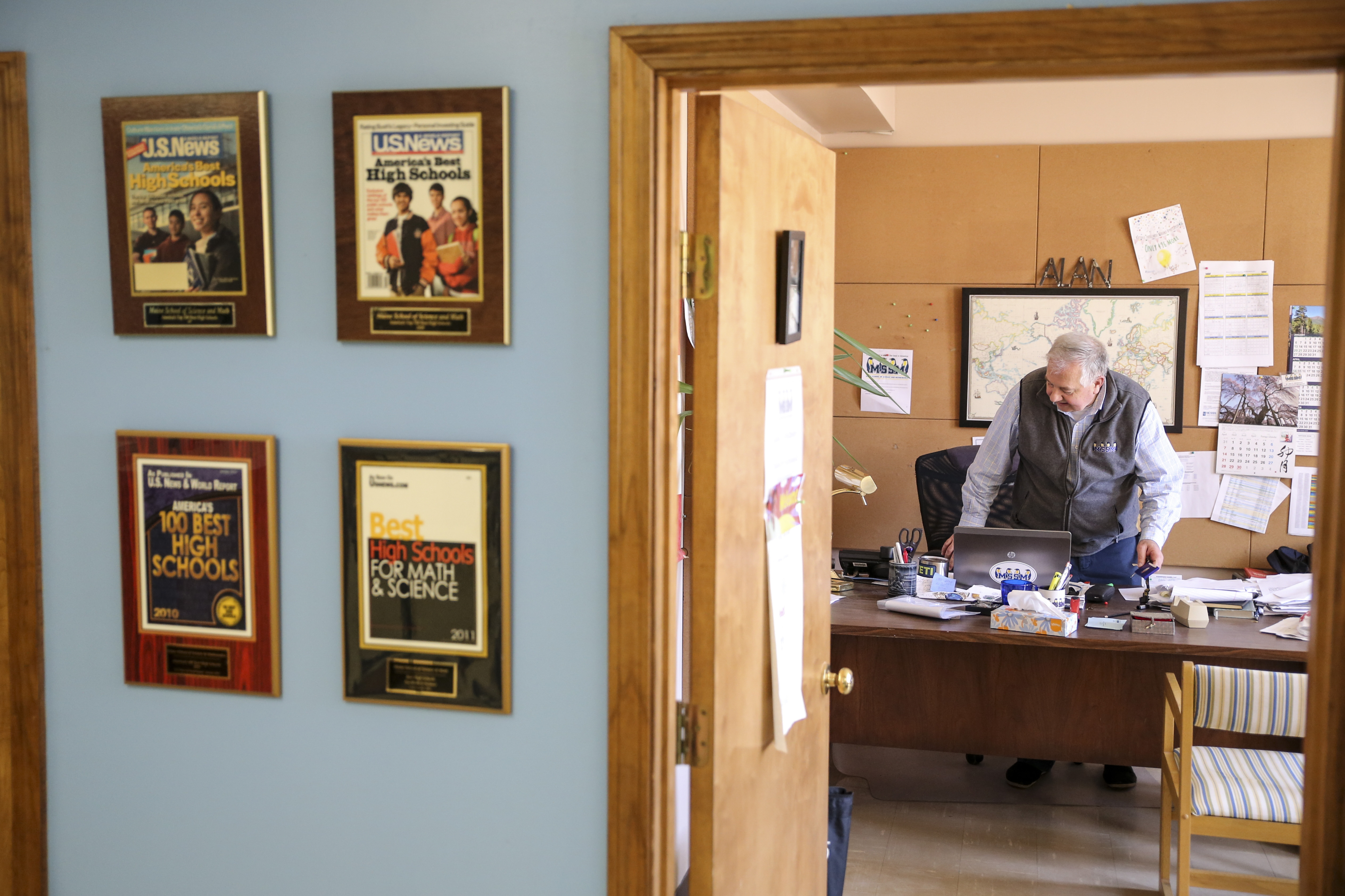 Alan Whittemore, dean of enrollment, thought the ranking might be the result of a hack.