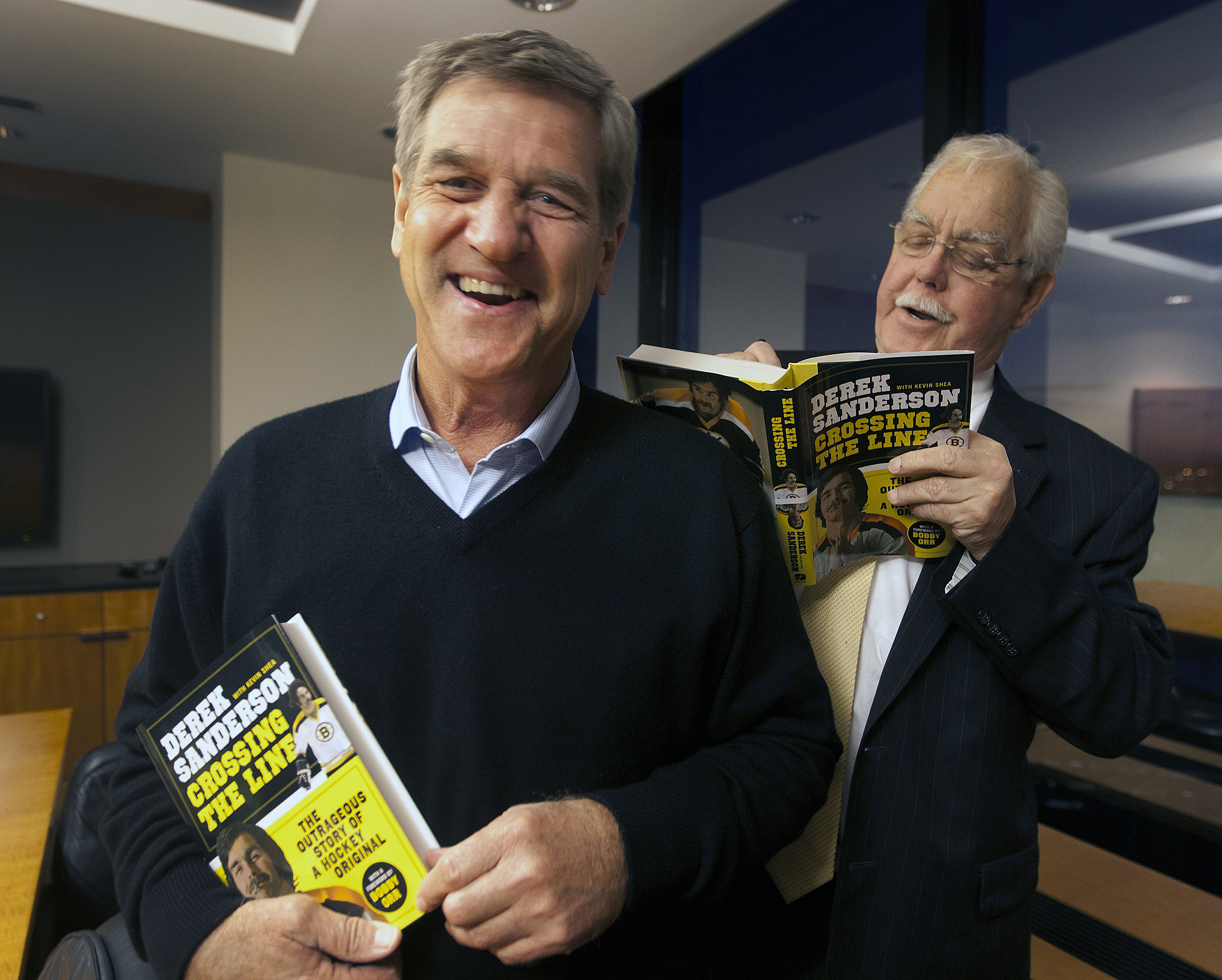 Bobby Orr and Derek Sanderson have remained close over the years.
