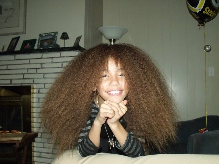 A young Kaliegh Garris.