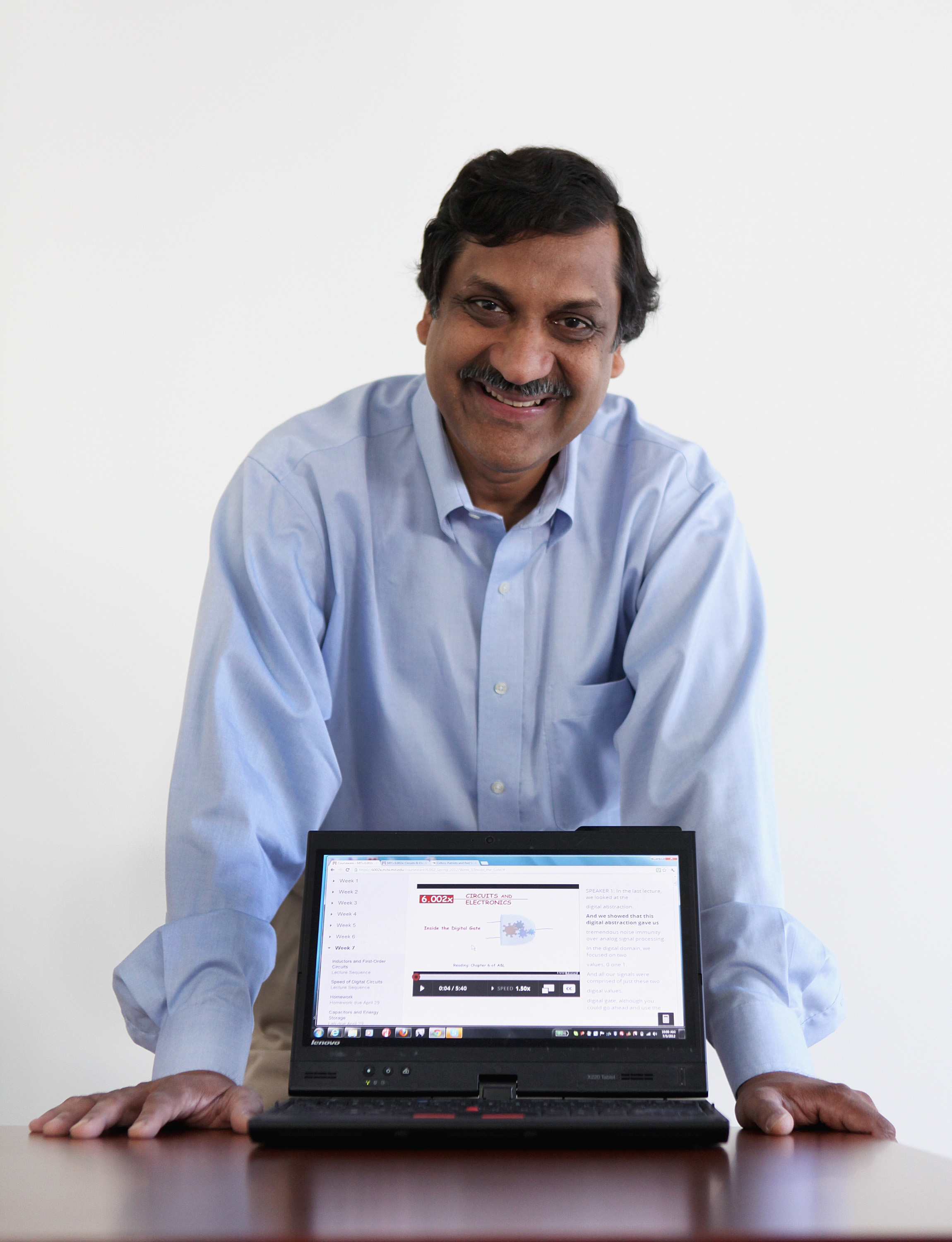 Anant Agarwal’s Circuits and Electronics online course had 154,763 registered students logging in from 160 countries.
