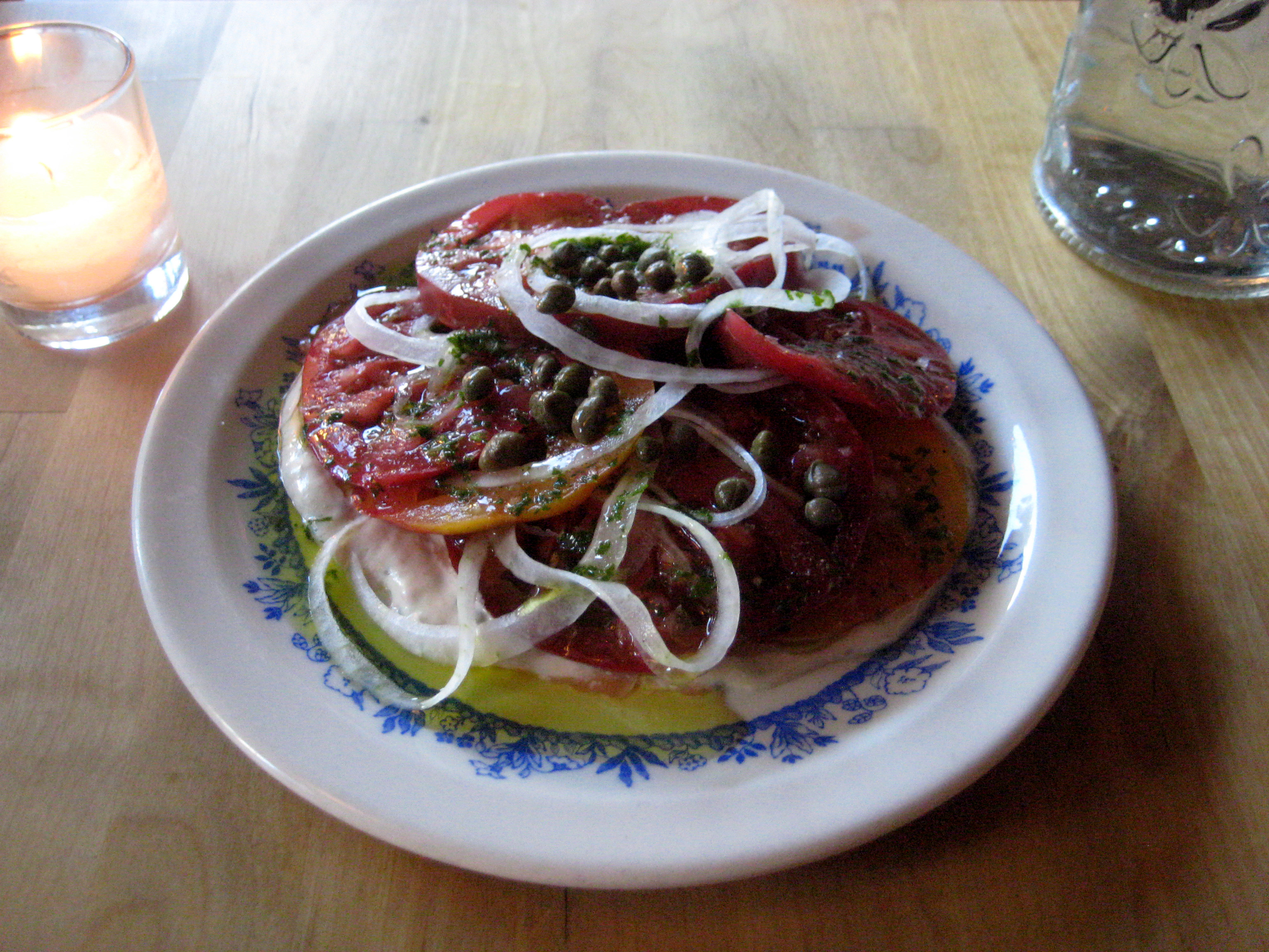Tomatoes tonnato.