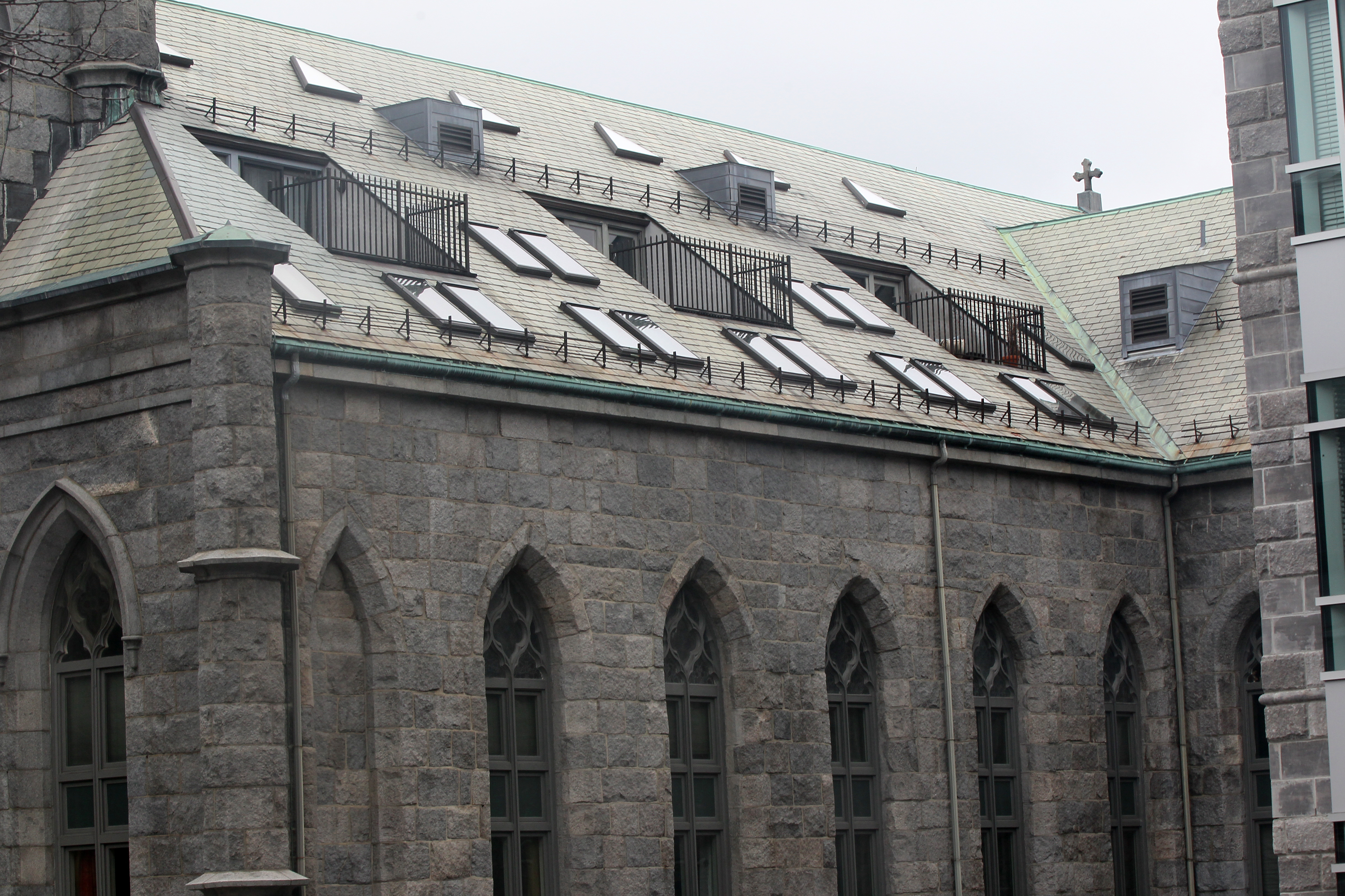 Skylights and balconies were built into Saints Peter and Paul Church in South Boston.