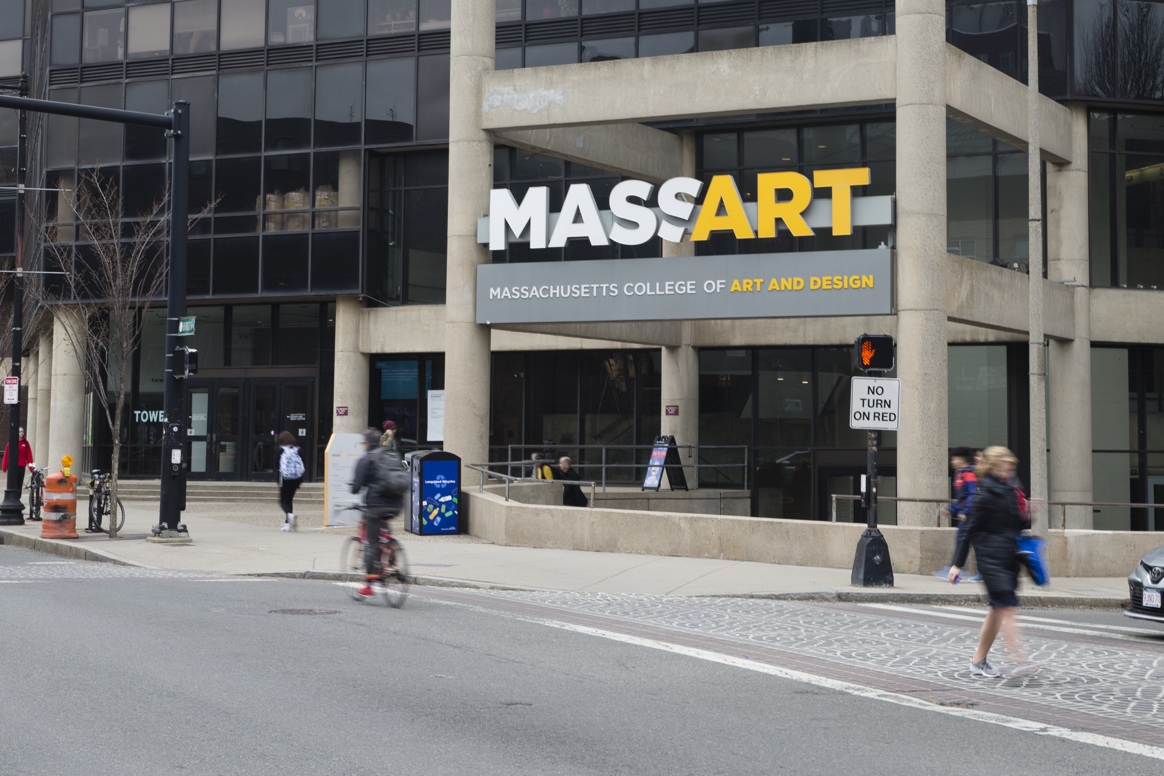 The MassArt campus in Boston.