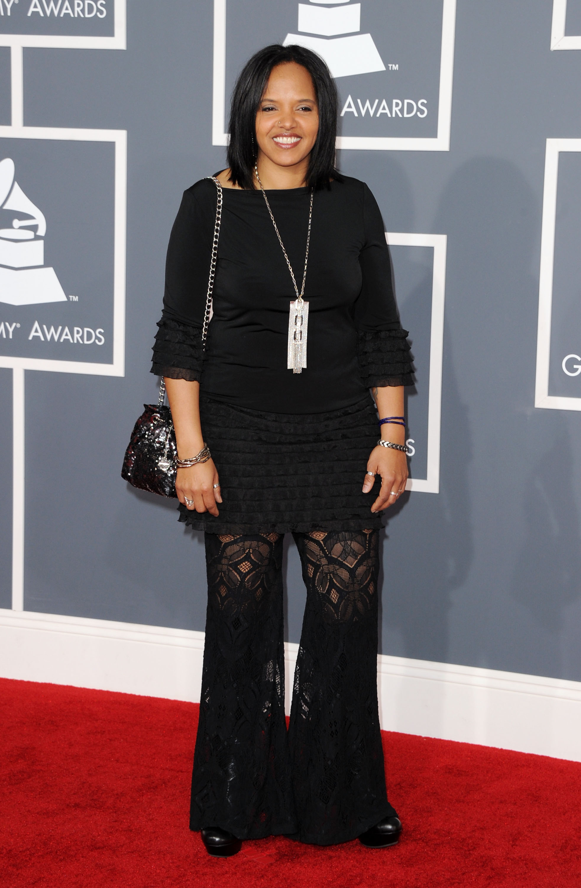 Musician Terri Lyne Carrington arrived at the 54th Annual Grammy Awards.
