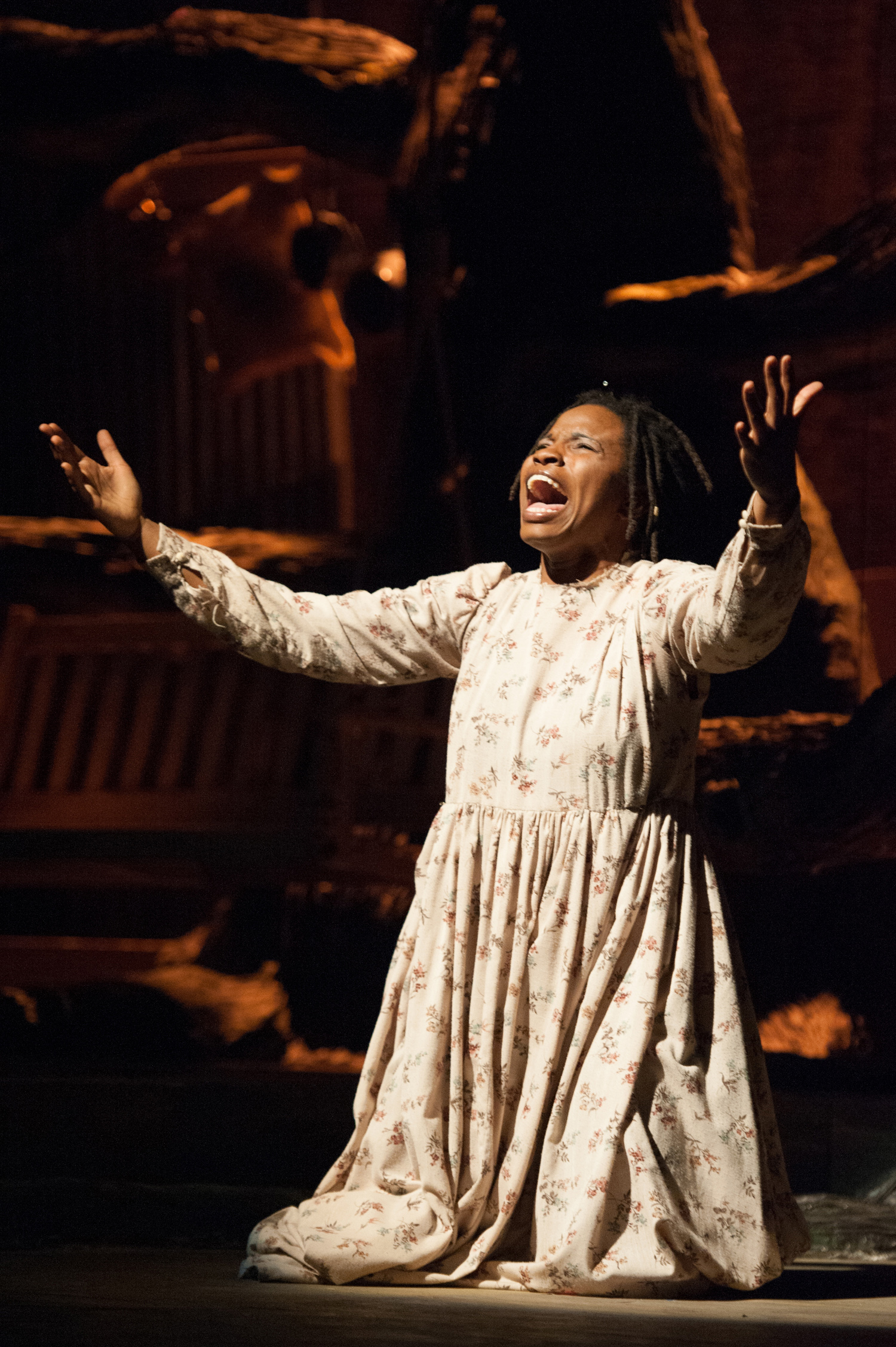 Lovely Hoffman as Celie in “The Color Purple.”