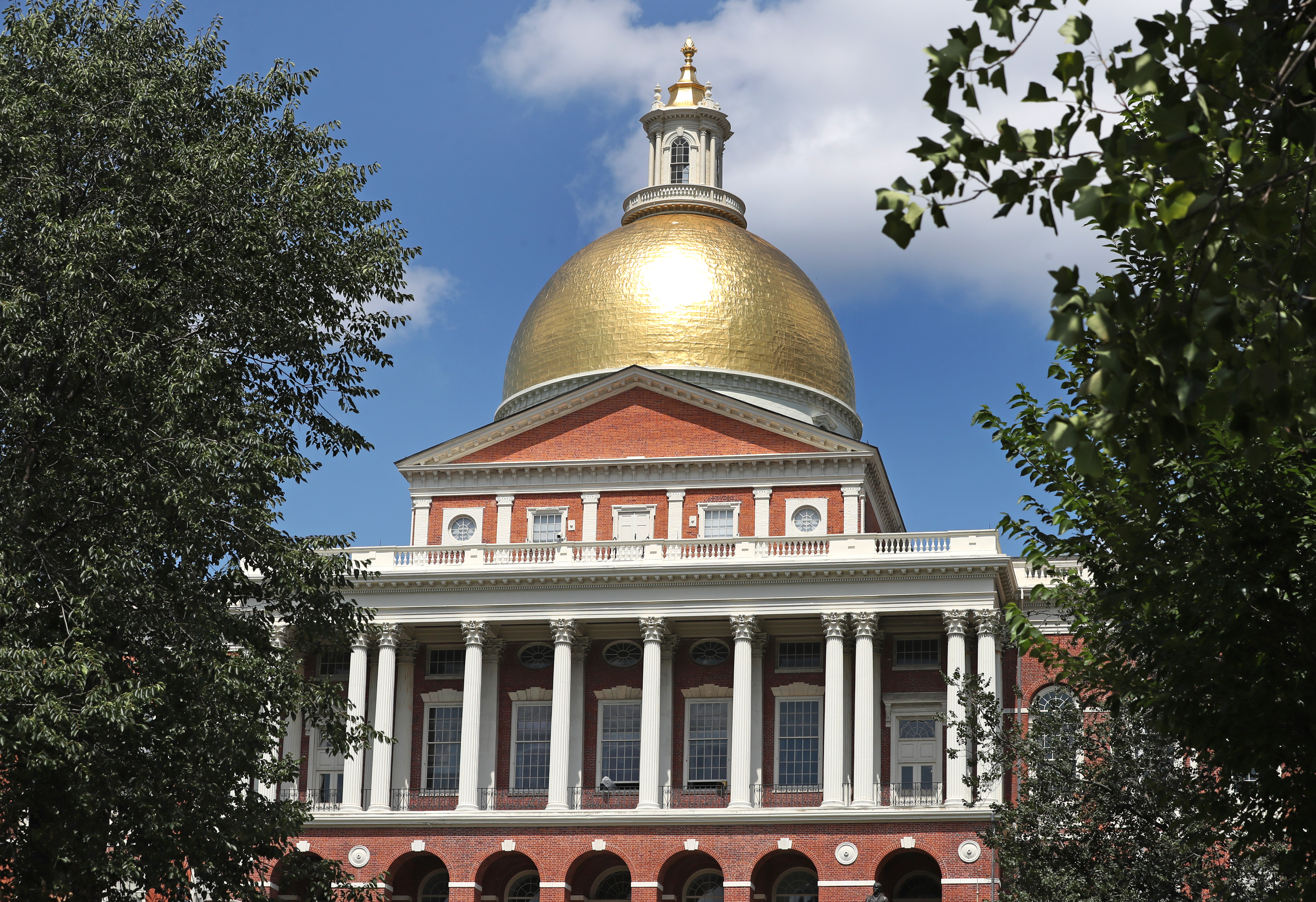 The Massachusetts State House.