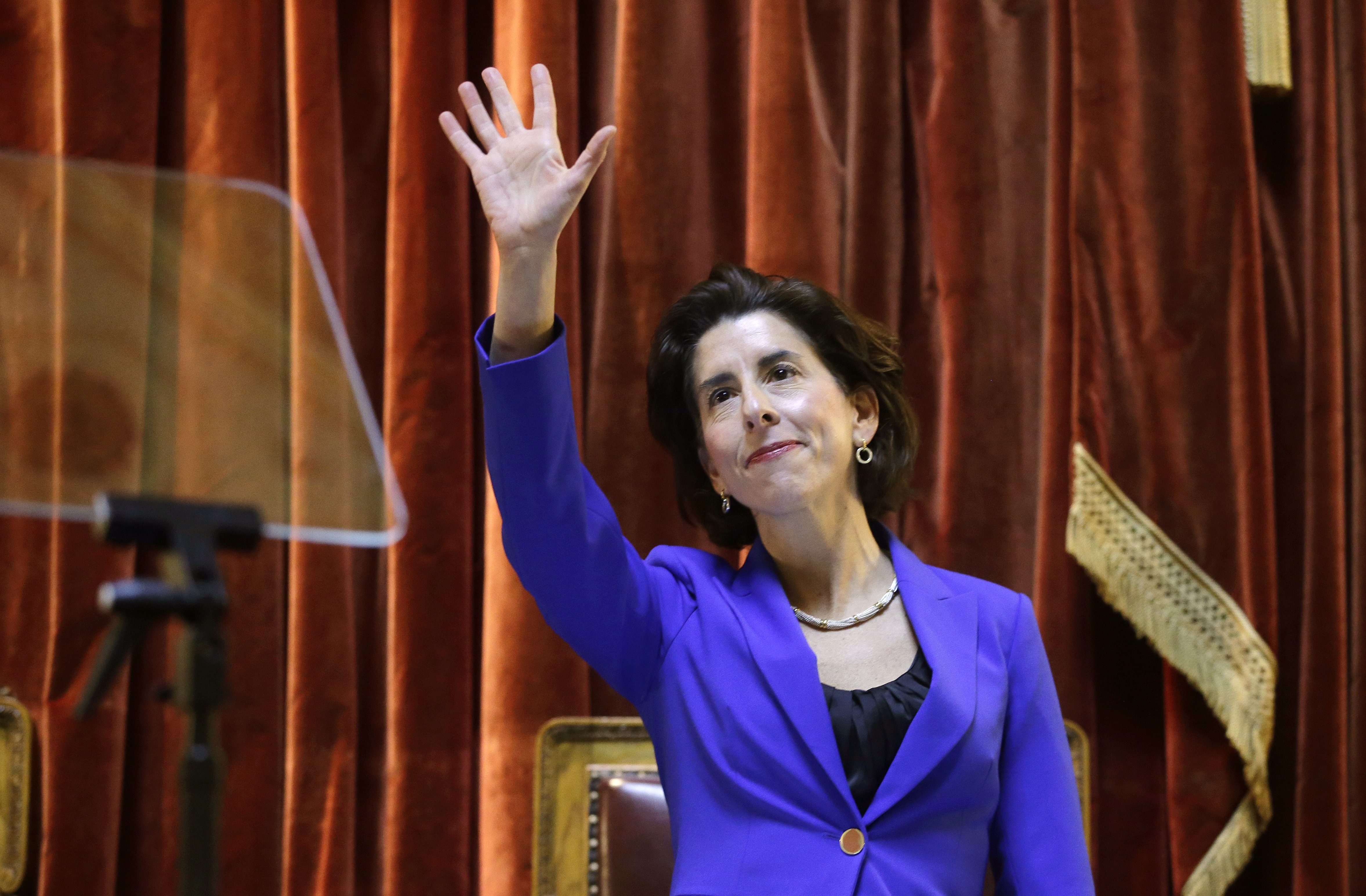 Rhode Island Governor Gina Raimondo.