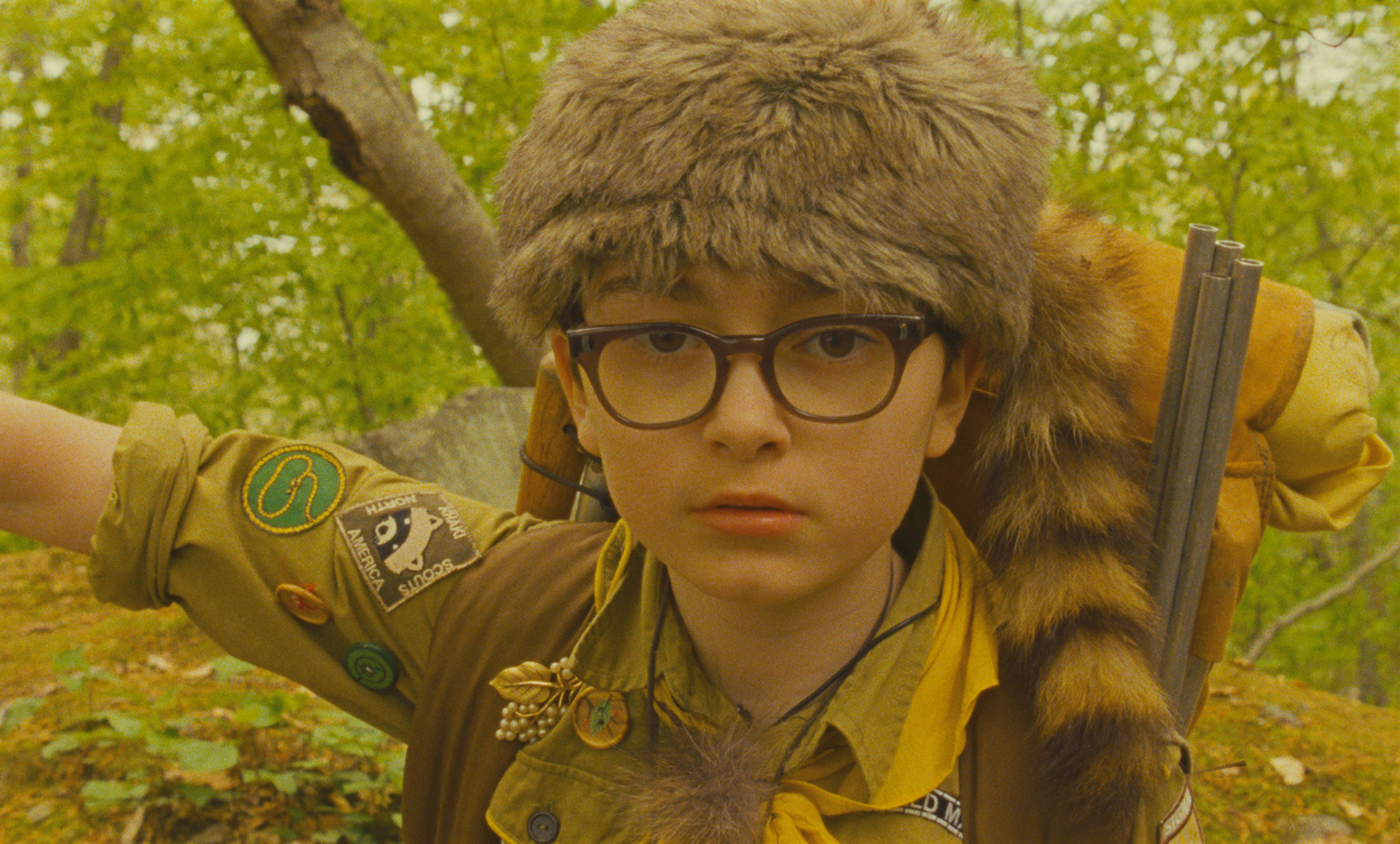 Newcomer Jared Gilman stars as Sam in “Moonrise Kingdom.”