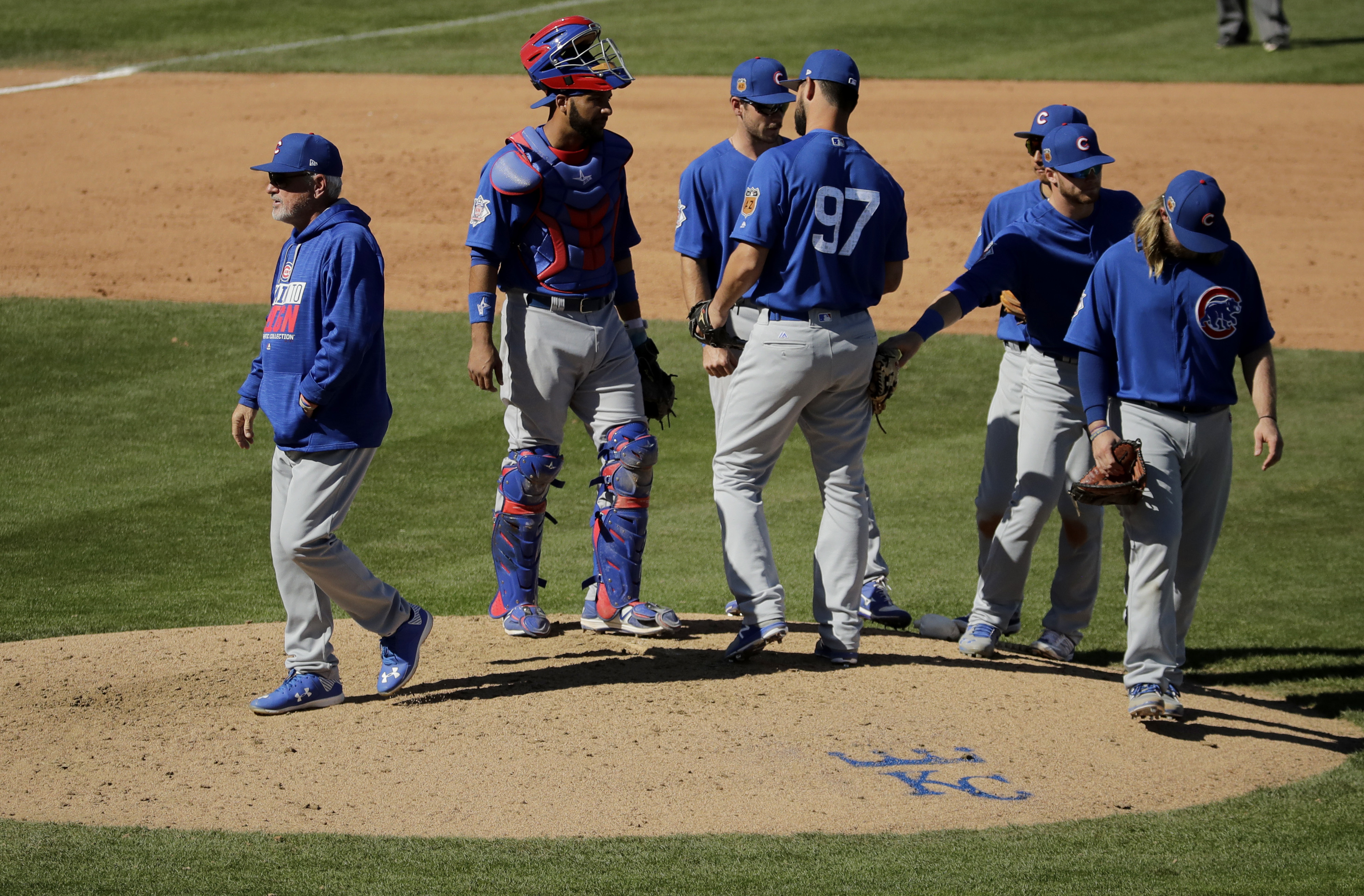 Joe Maddon has gone 200-123 in two seasons as the Cubs’ manager.