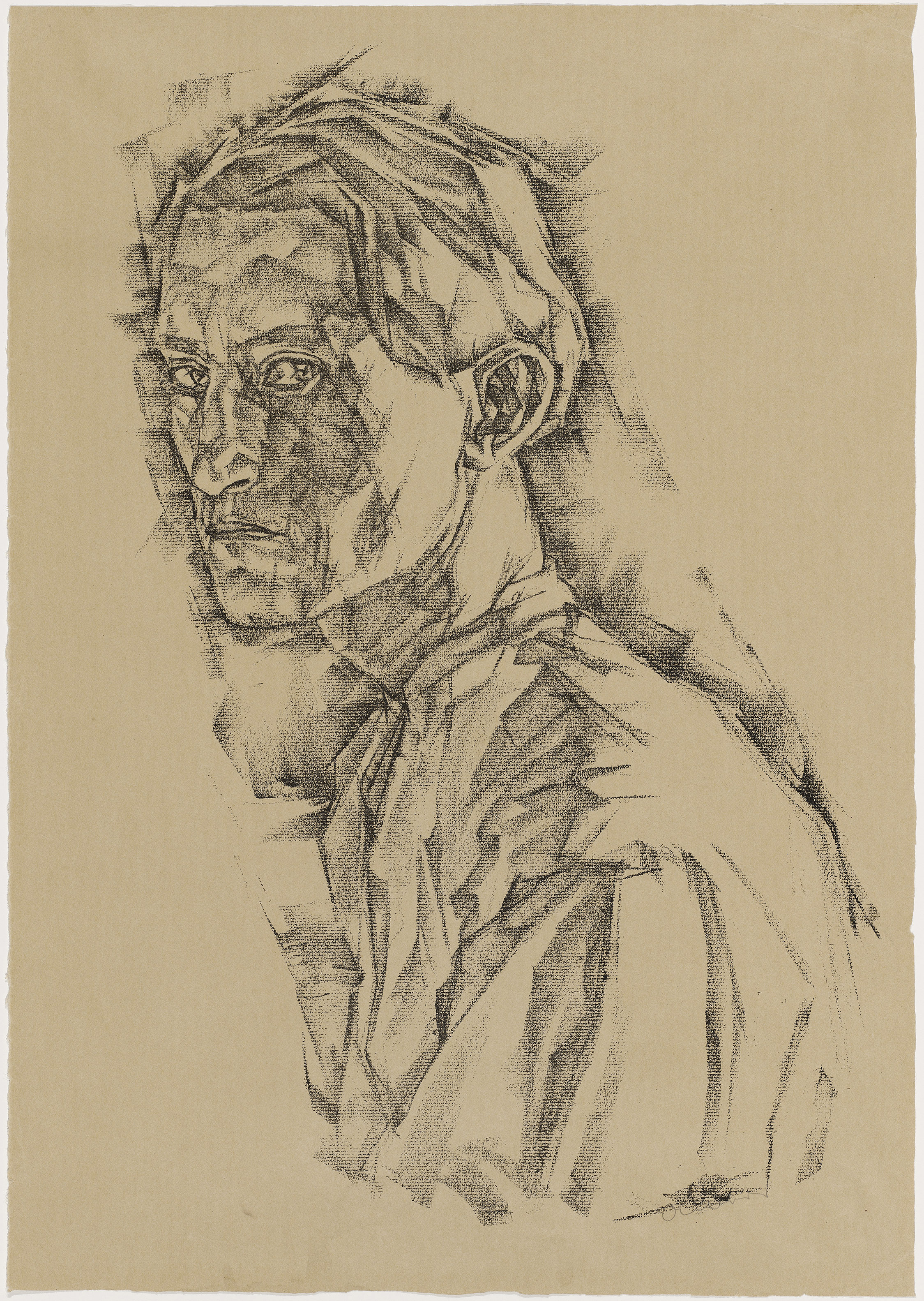 A Josef Albers self-portrait