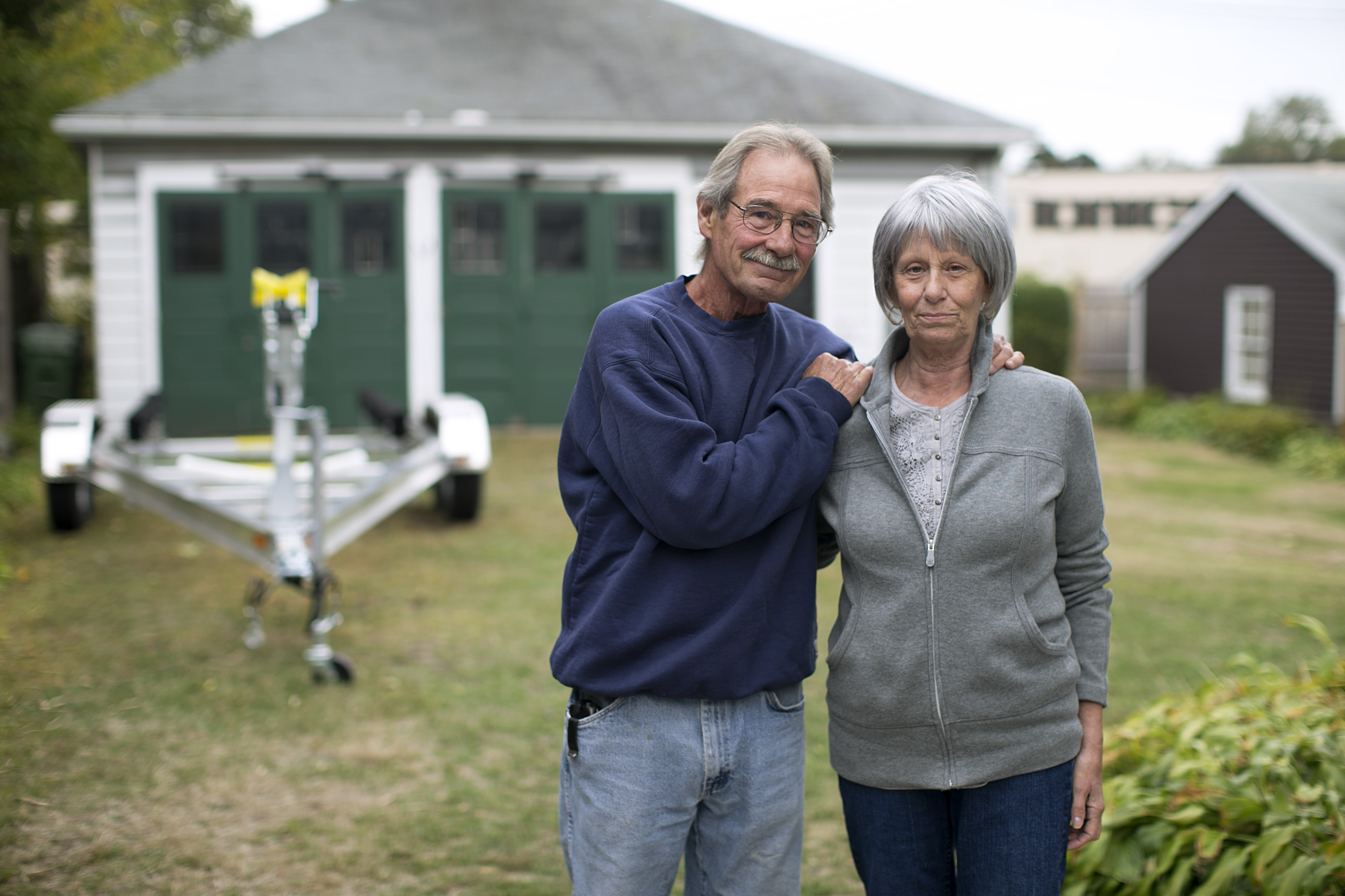 David and Beth Henneberry, at their home in Watertown in 2013.