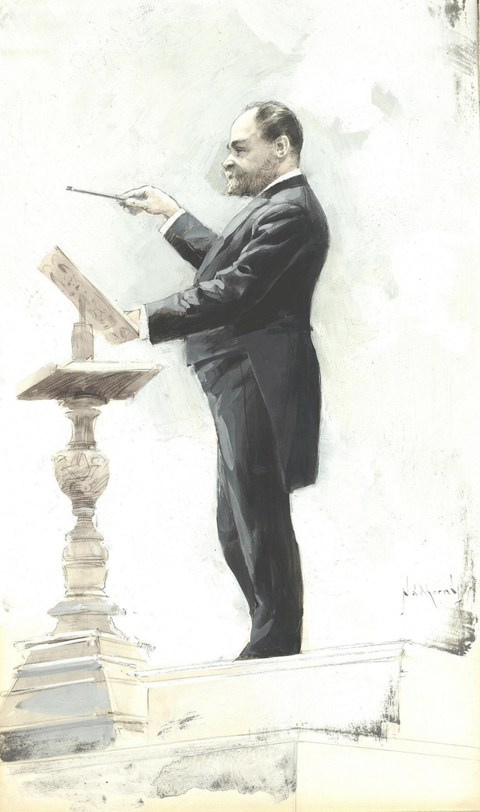 Antonin Dvorak depicted in 1893.