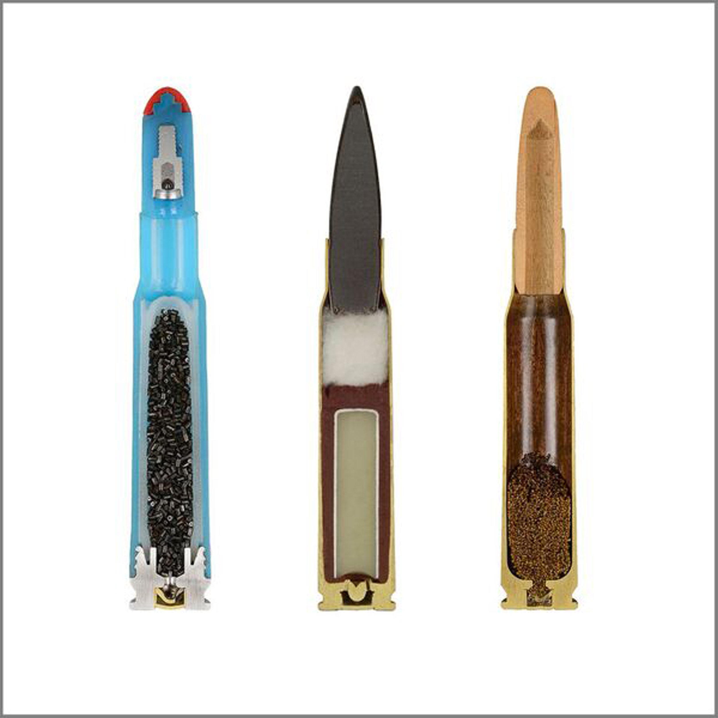 Cross-sections from Sabine Pearlman’s “Ammo.”