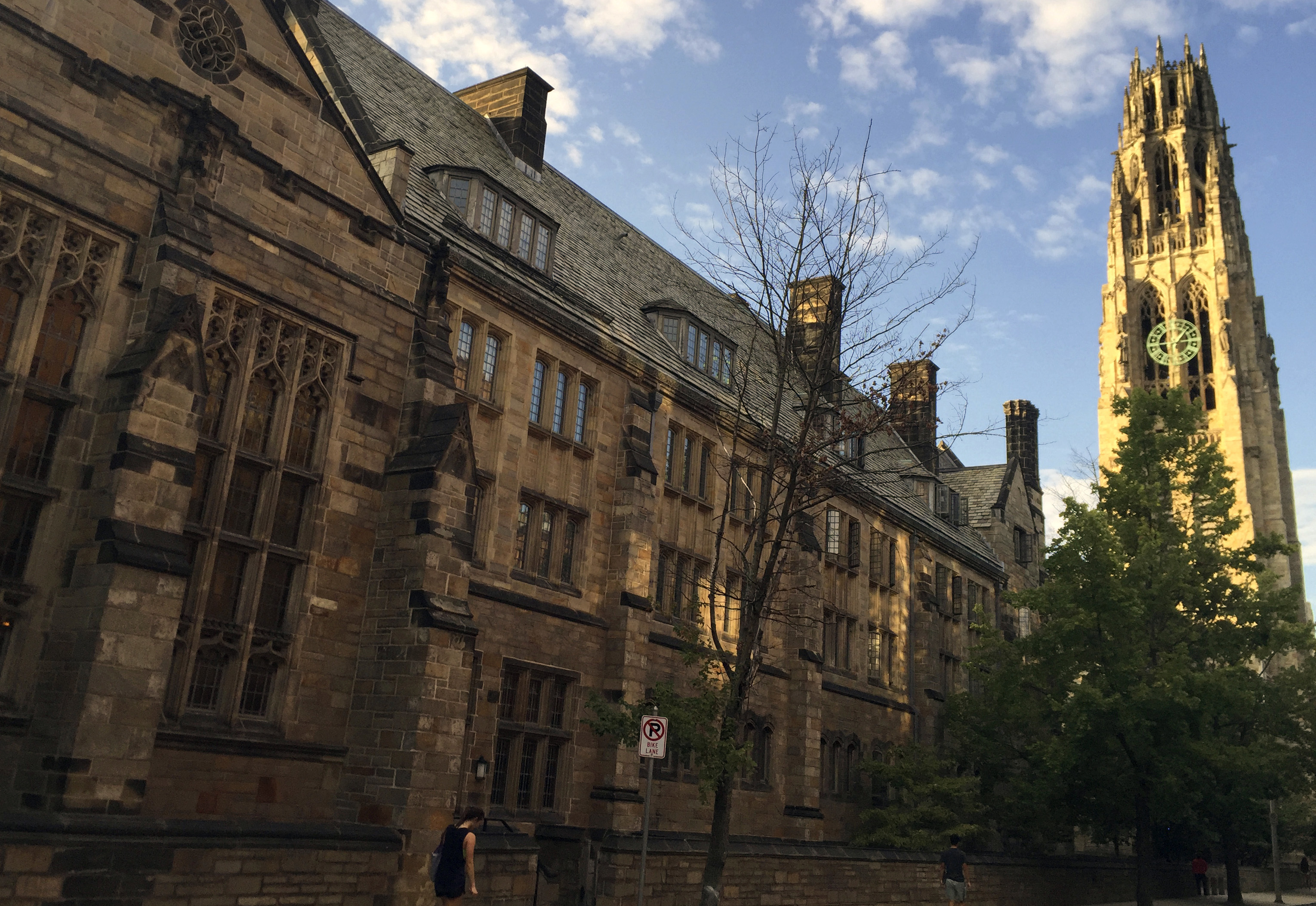 Harkness Tower on the campus of Yale University.
