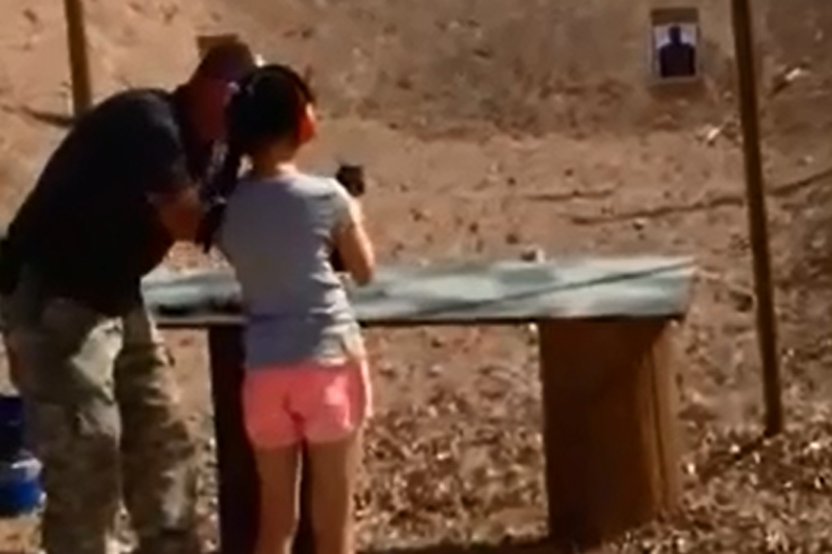 9yearold girl accidentally kills gun range instructor The Boston Globe