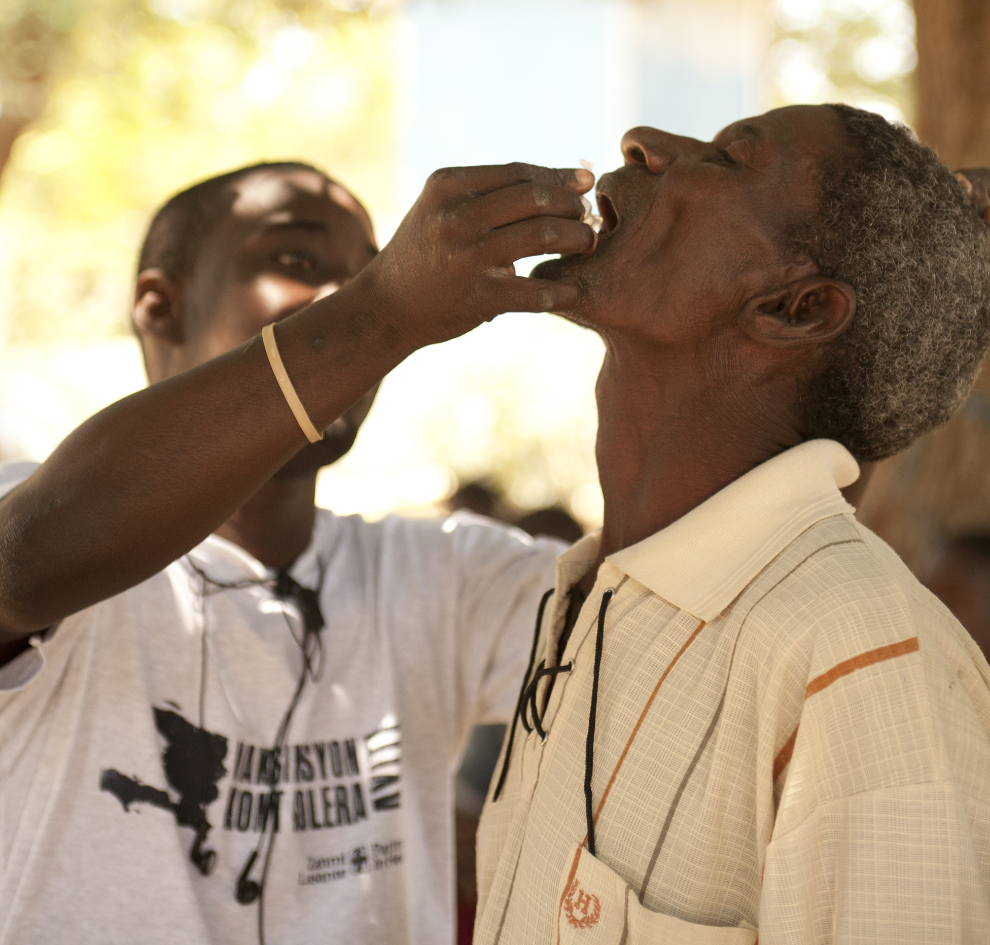Between March and June of 2012, an oral cholera vaccine was distributed in the Artibonite Valley region of Haiti.