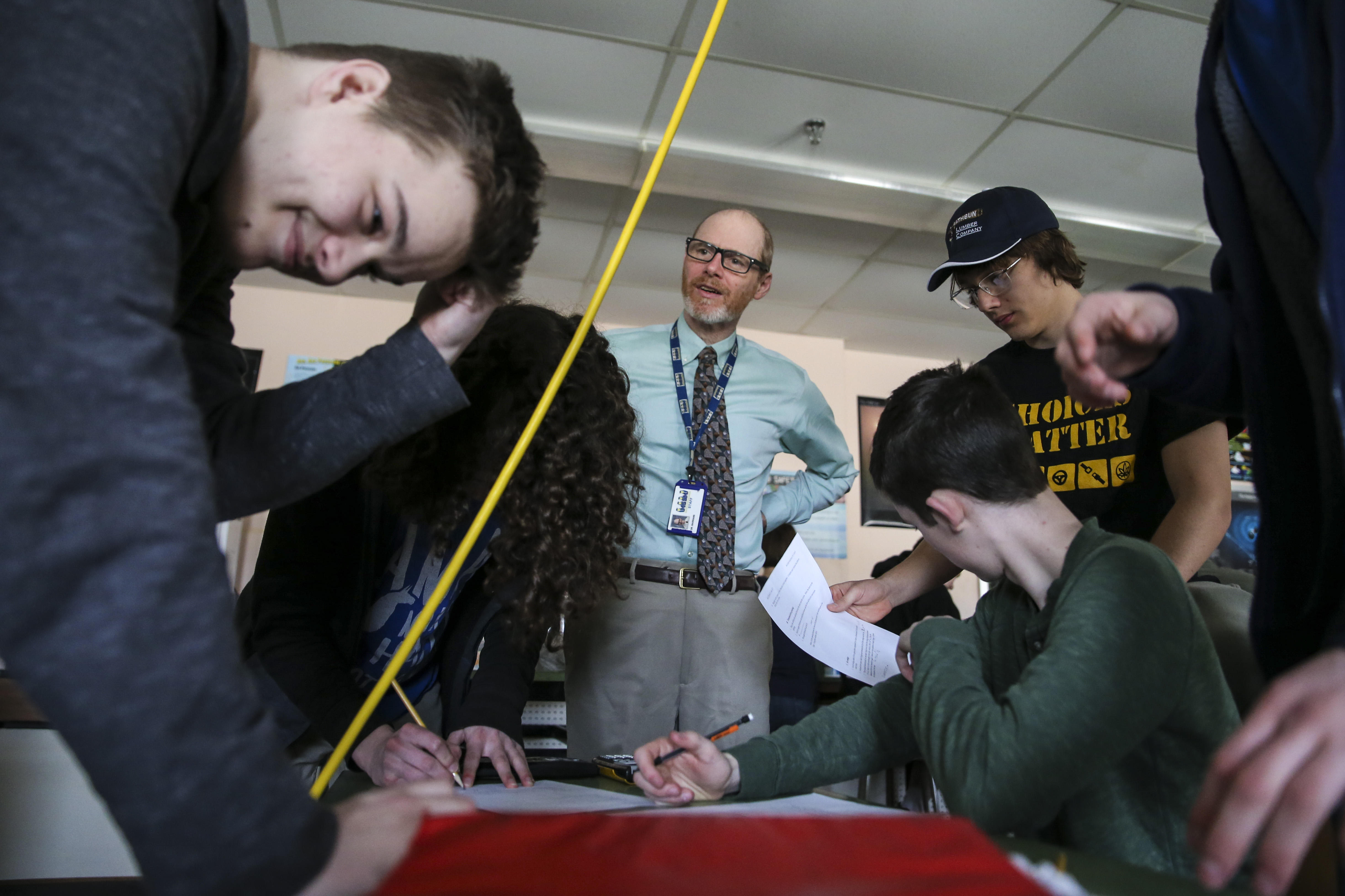 Richard Barrans teaches physics at the school.