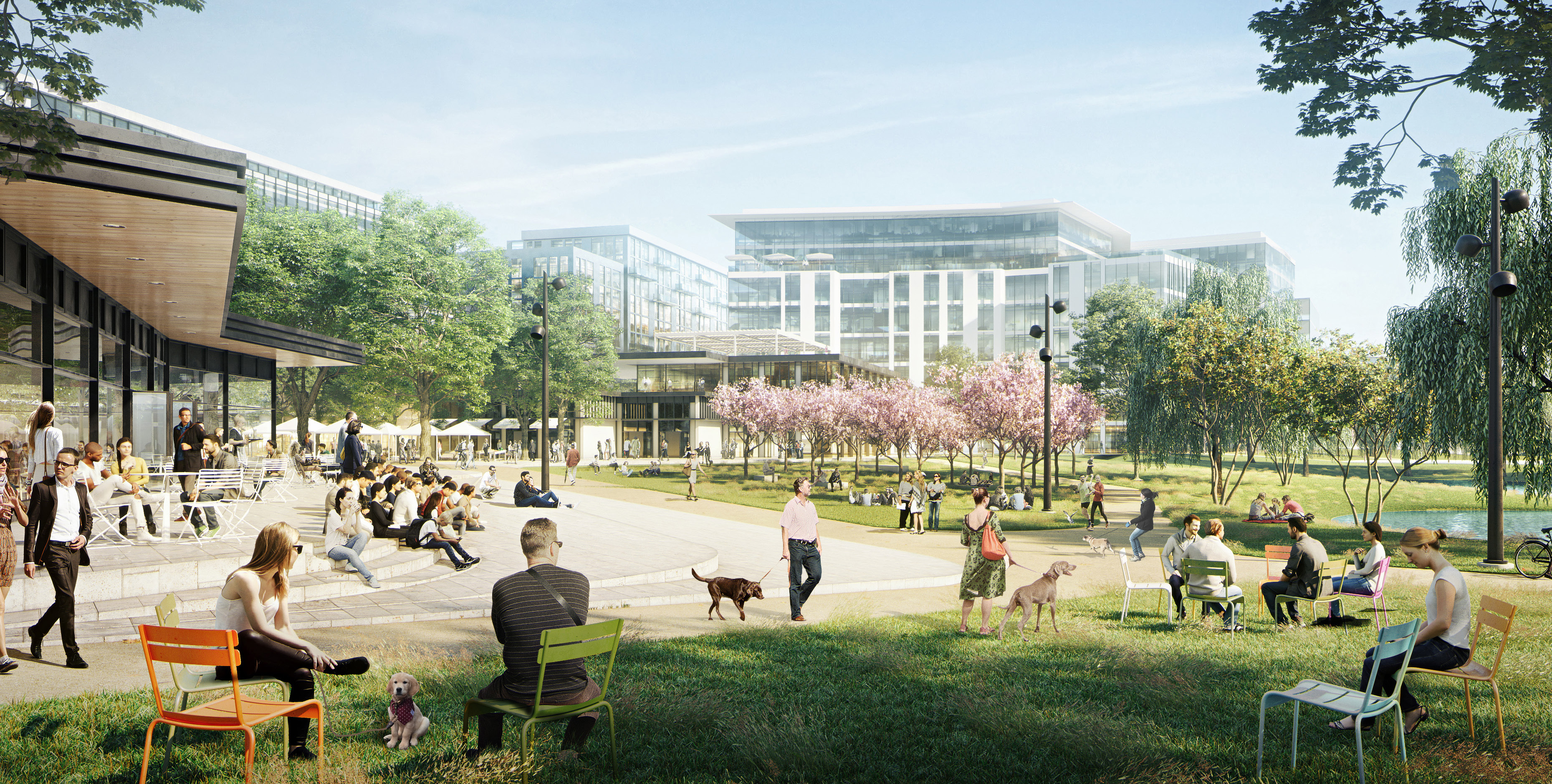 A rendering of what Suffolk Downs could look like when the 161-acre site is fully built.