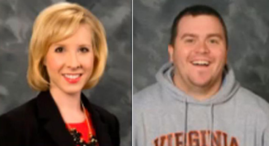 Reporter Alison Parker and photographer Adam Ward.