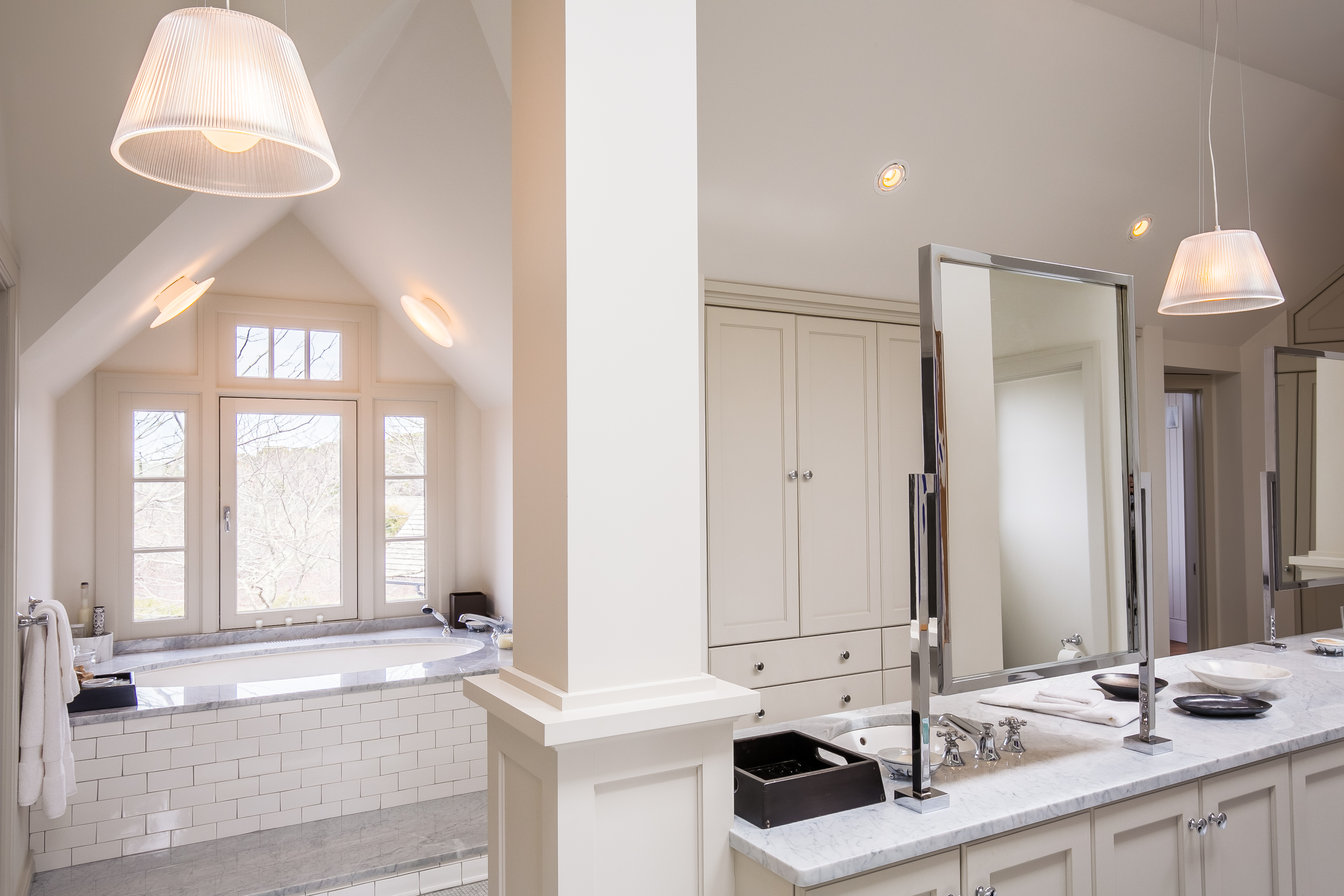 The master bath.